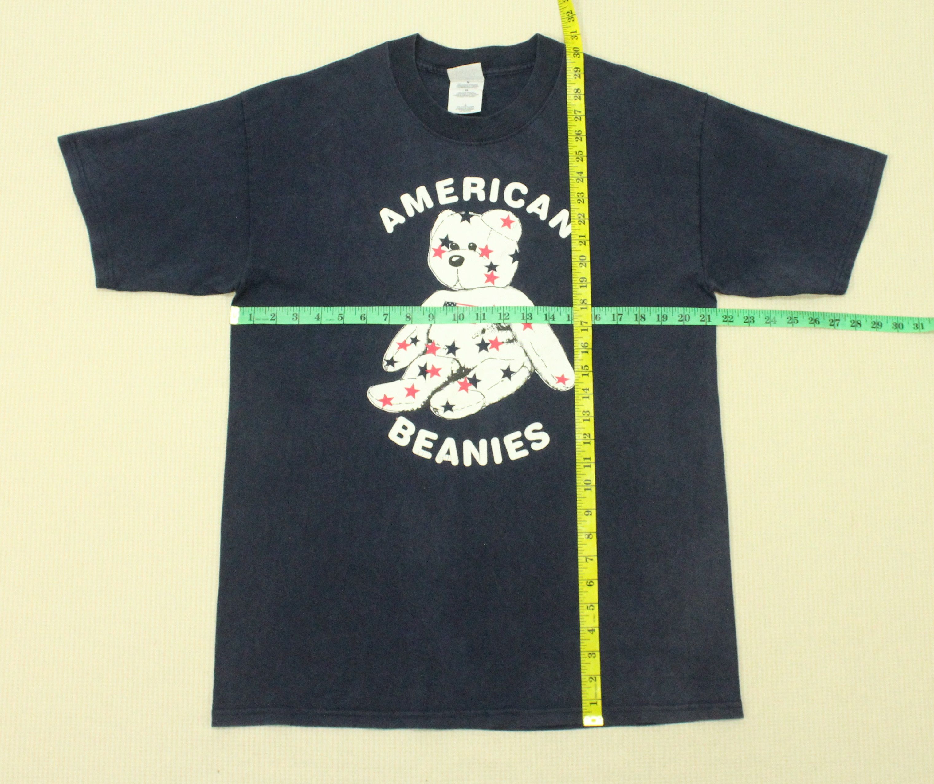 Teddy Fresh × Vintage Vintage AMERICAN BEANIES T Shirt Supreme Akira Nirvana Size US L / EU 52-54 / 3 - 9 Thumbnail