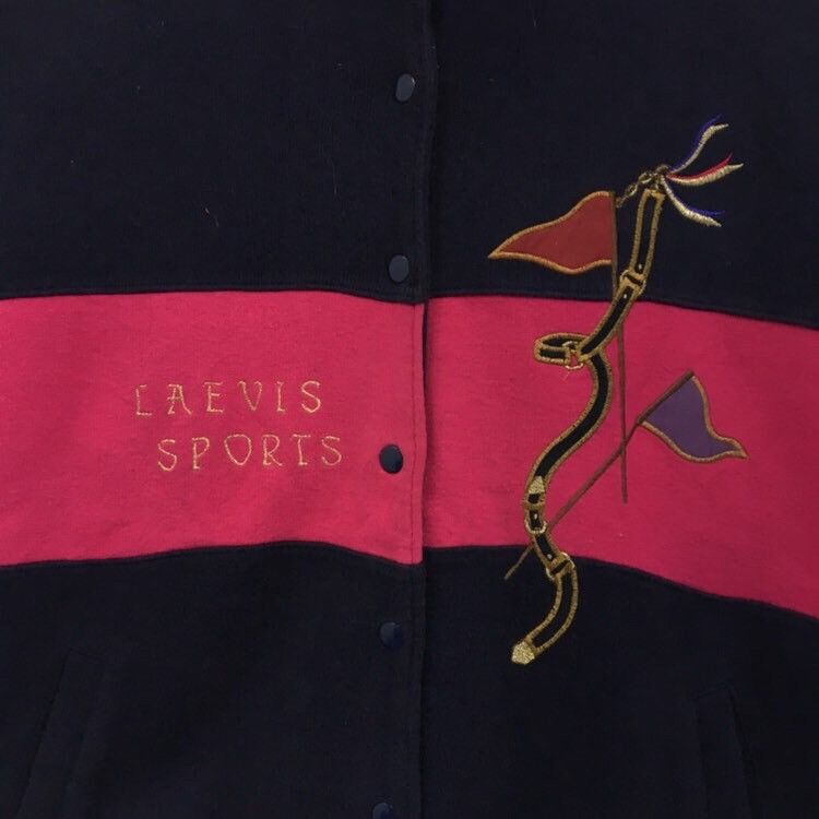 Japanese Brand Laevis Sports Button Up Varsity Sweater Size S / US 4 / IT 40 - 6 Thumbnail