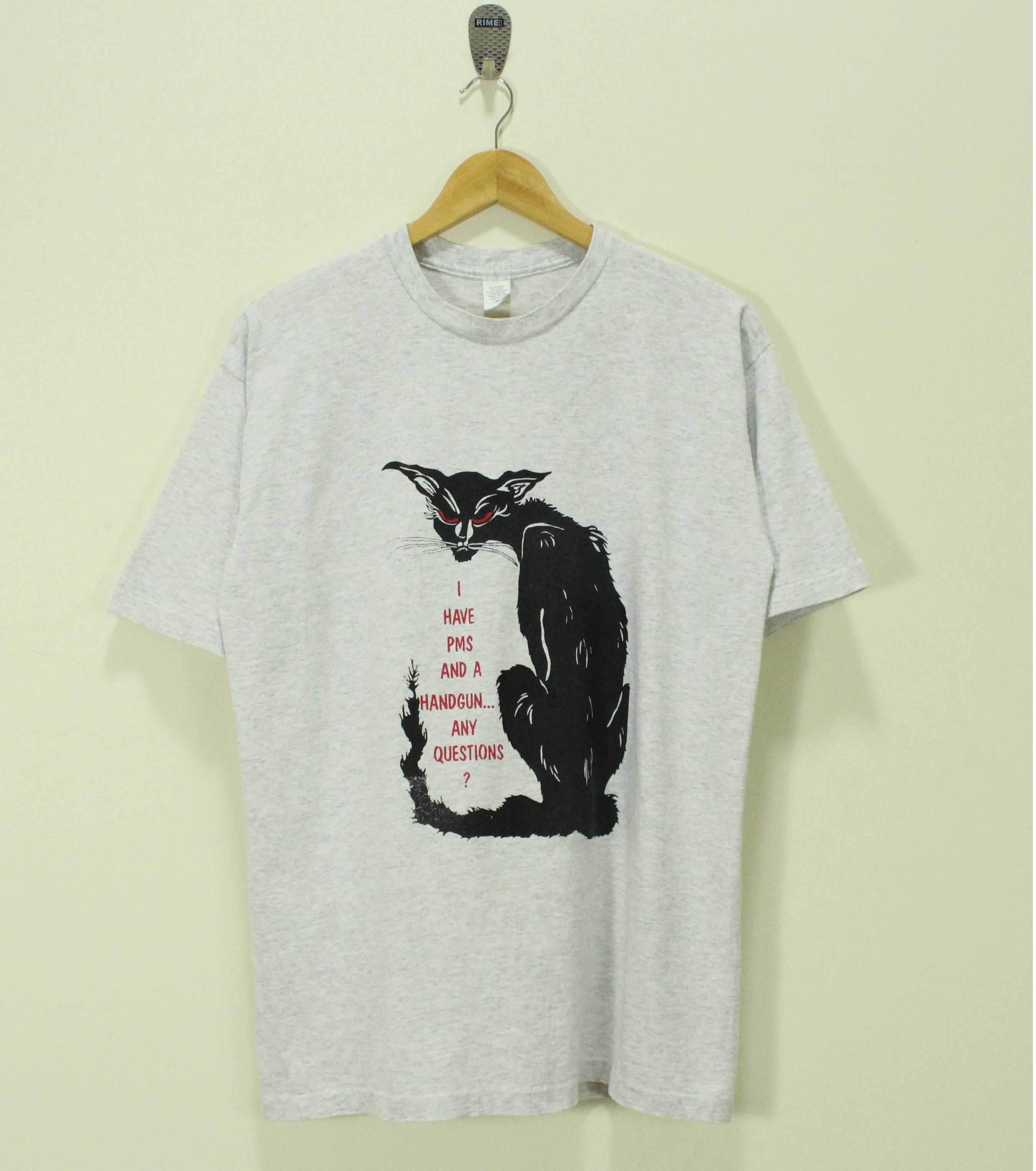 Expert Horror × Vintage Vintage 90s BADASS GIRL POWER T Shirt Single Stitch Size US L / EU 52-54 / 3 - 2 Thumbnail