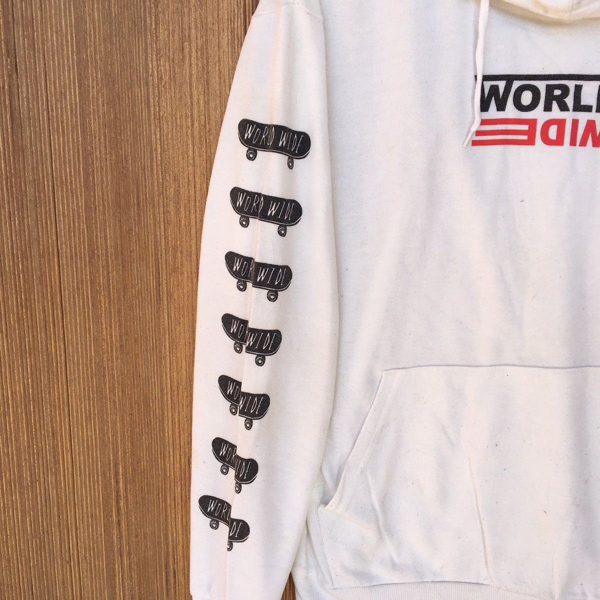 Japanese Brand World Wide Skaters BigLogo Hoodie Size US M / EU 48-50 / 2 - 5 Thumbnail