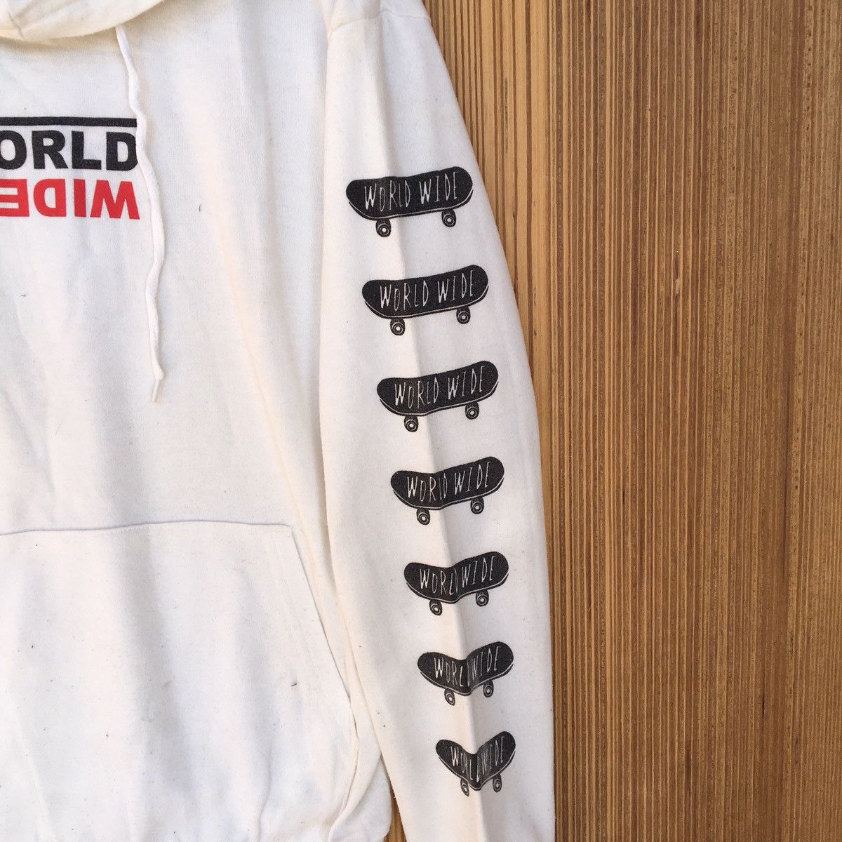 Japanese Brand World Wide Skaters BigLogo Hoodie Size US M / EU 48-50 / 2 - 4 Thumbnail