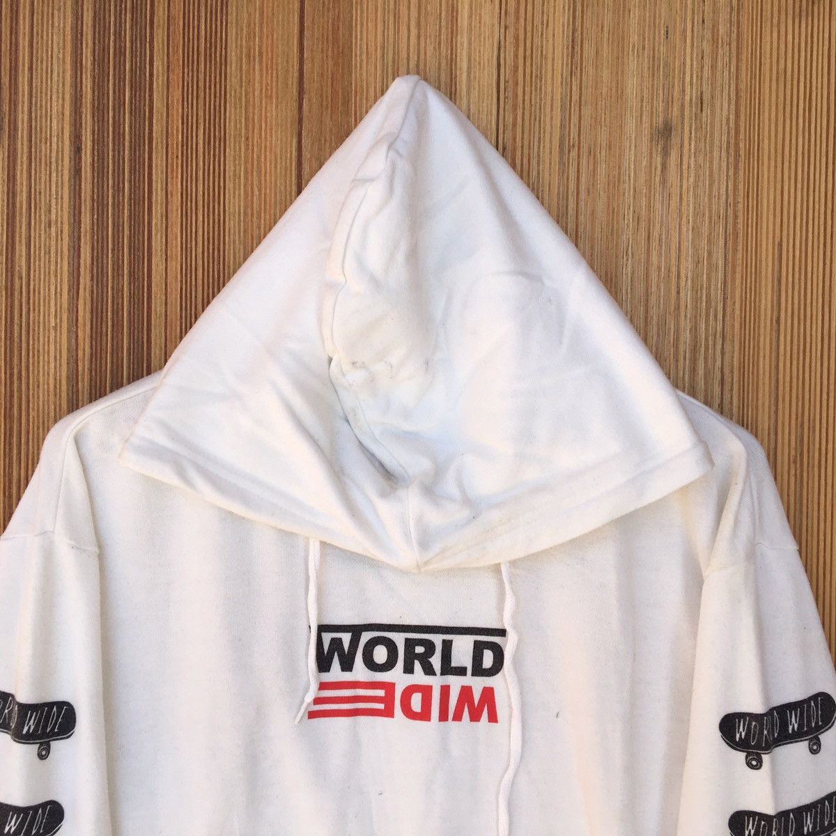 Japanese Brand World Wide Skaters BigLogo Hoodie Size US M / EU 48-50 / 2 - 3 Thumbnail