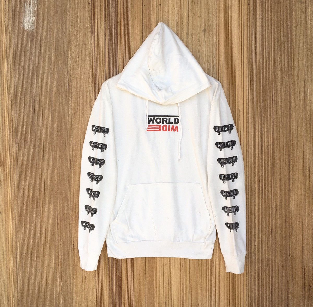 Japanese Brand World Wide Skaters BigLogo Hoodie Size US M / EU 48-50 / 2 - 1 Thumbnail