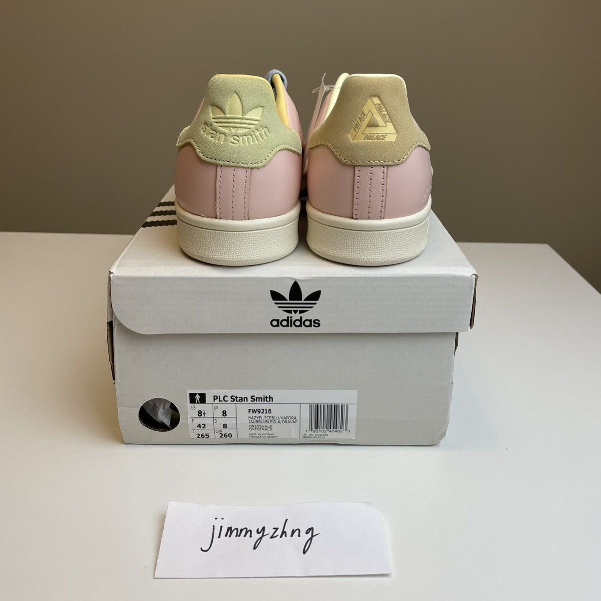 Adidas × Palace DS Palace Adidas Stan Smith Pink Size US 8.5 / EU 41-42 - 3 Thumbnail