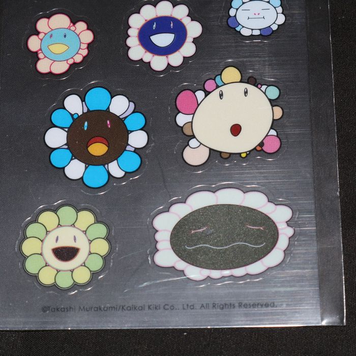 Takashi Murakami Murakami Flowers Sticker Sheet Grailed