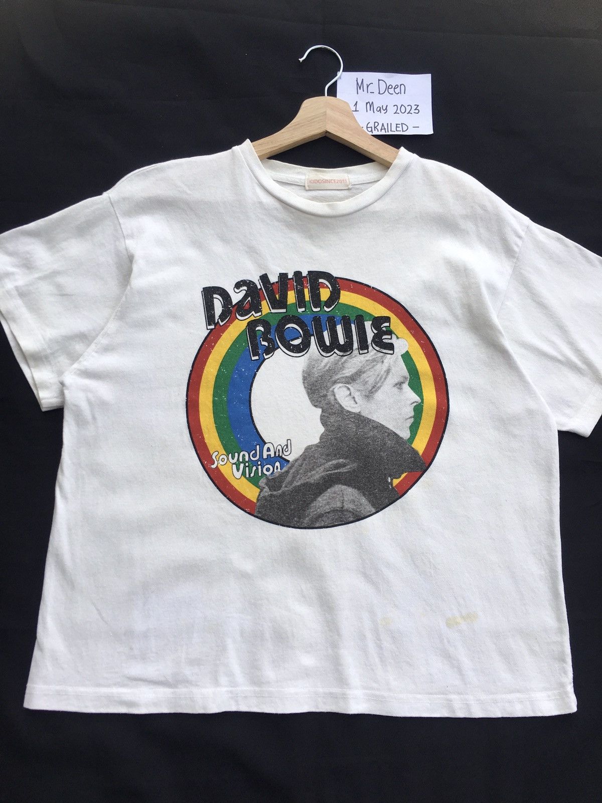 Band Tees Rare Vintage David Bowie Sound & Vision Tshirt Size US L / EU 52-54 / 3 - 4 Thumbnail