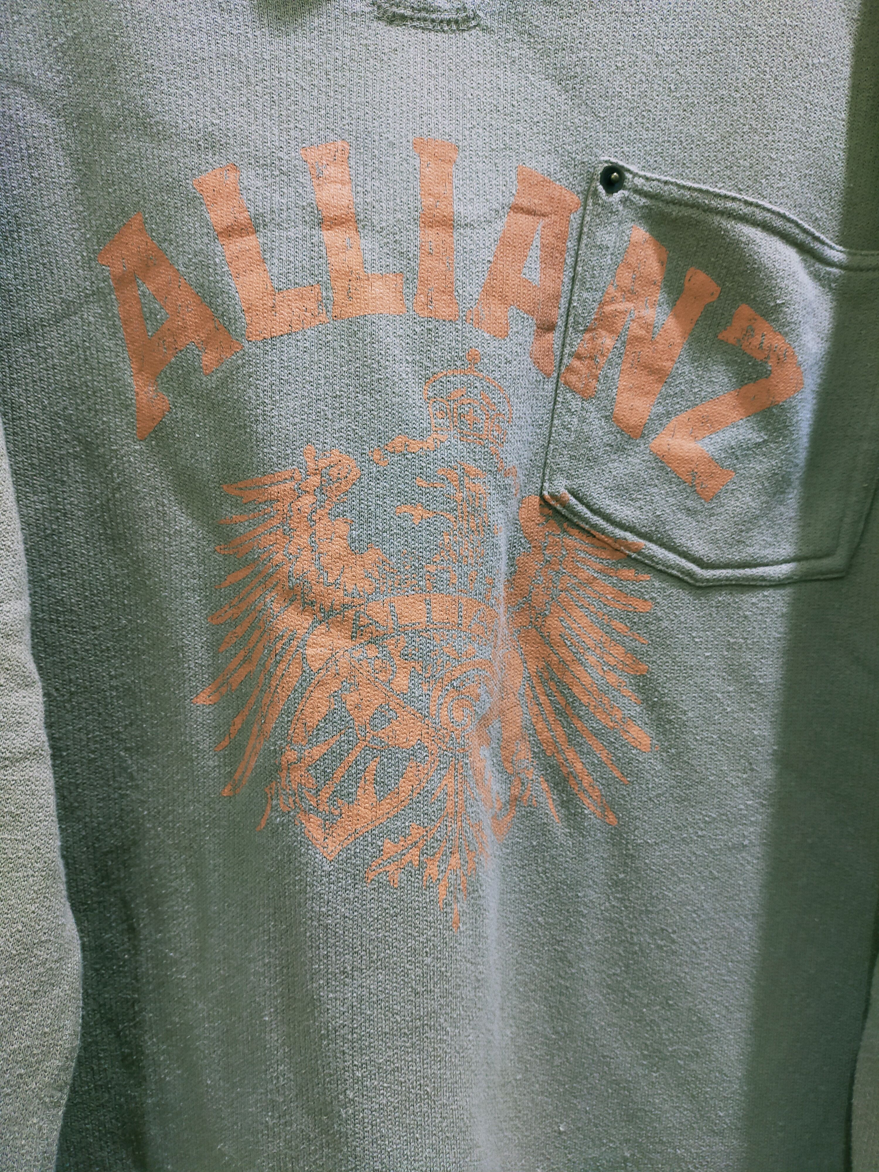 Japanese Brand Workstune Allianz Logo Sweatshirt Size US M / EU 48-50 / 2 - 2 Thumbnail