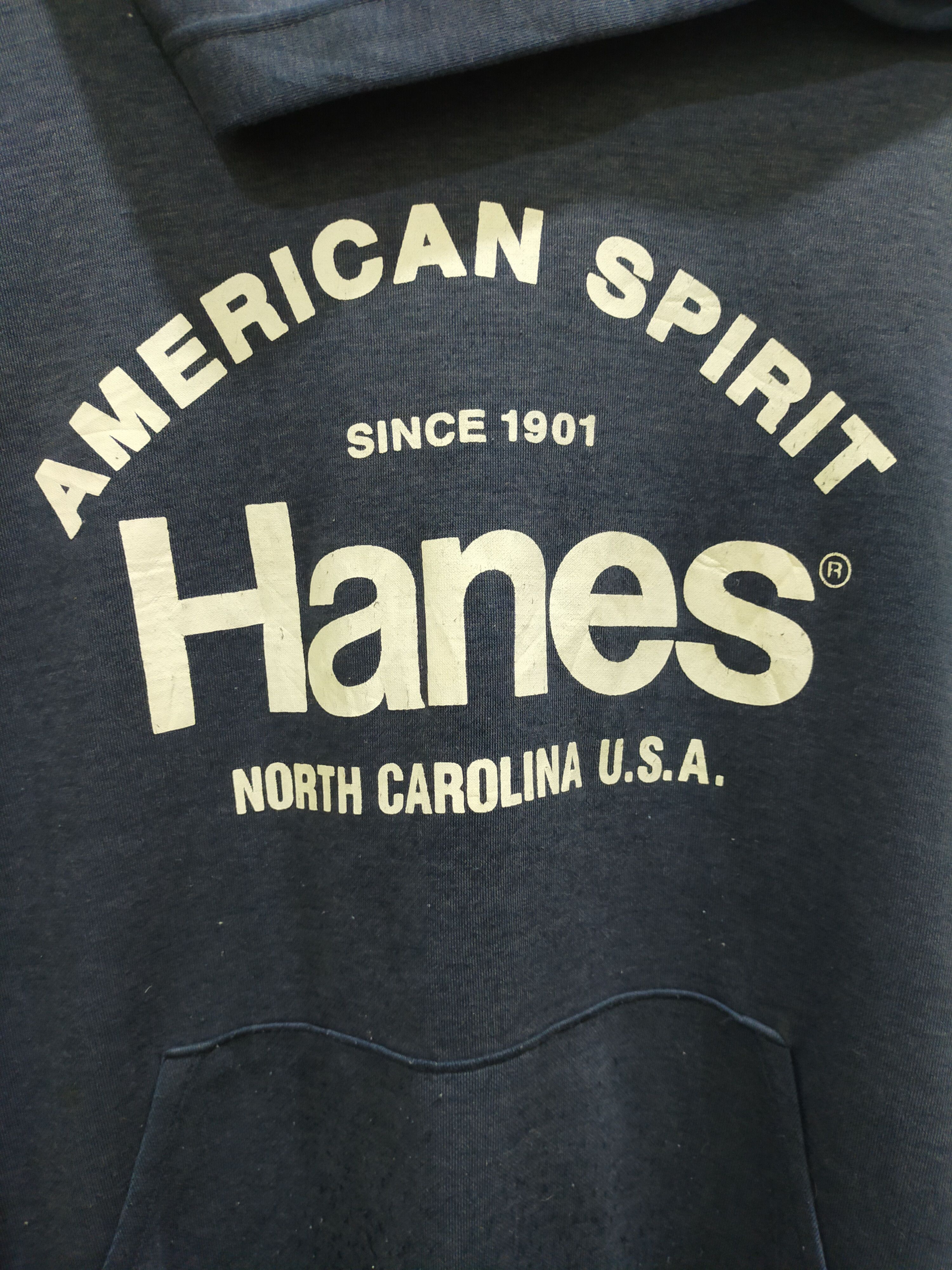 Hanes Vintage Hanes American Spirit Since 1901 Hoodie Size US L / EU 52-54 / 3 - 2 Thumbnail