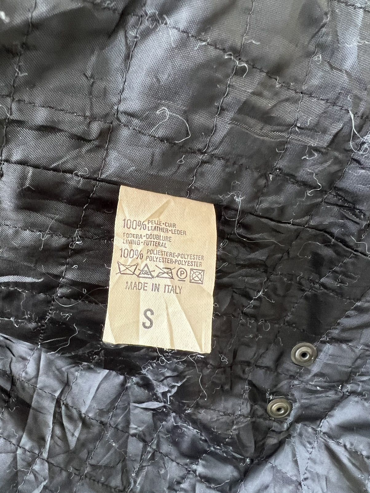 Paul Smith × Vintage Vintage Paul Smith Fade Patina Leather Zipper Jacket Size US S / EU 44-46 / 1 - 21 Thumbnail