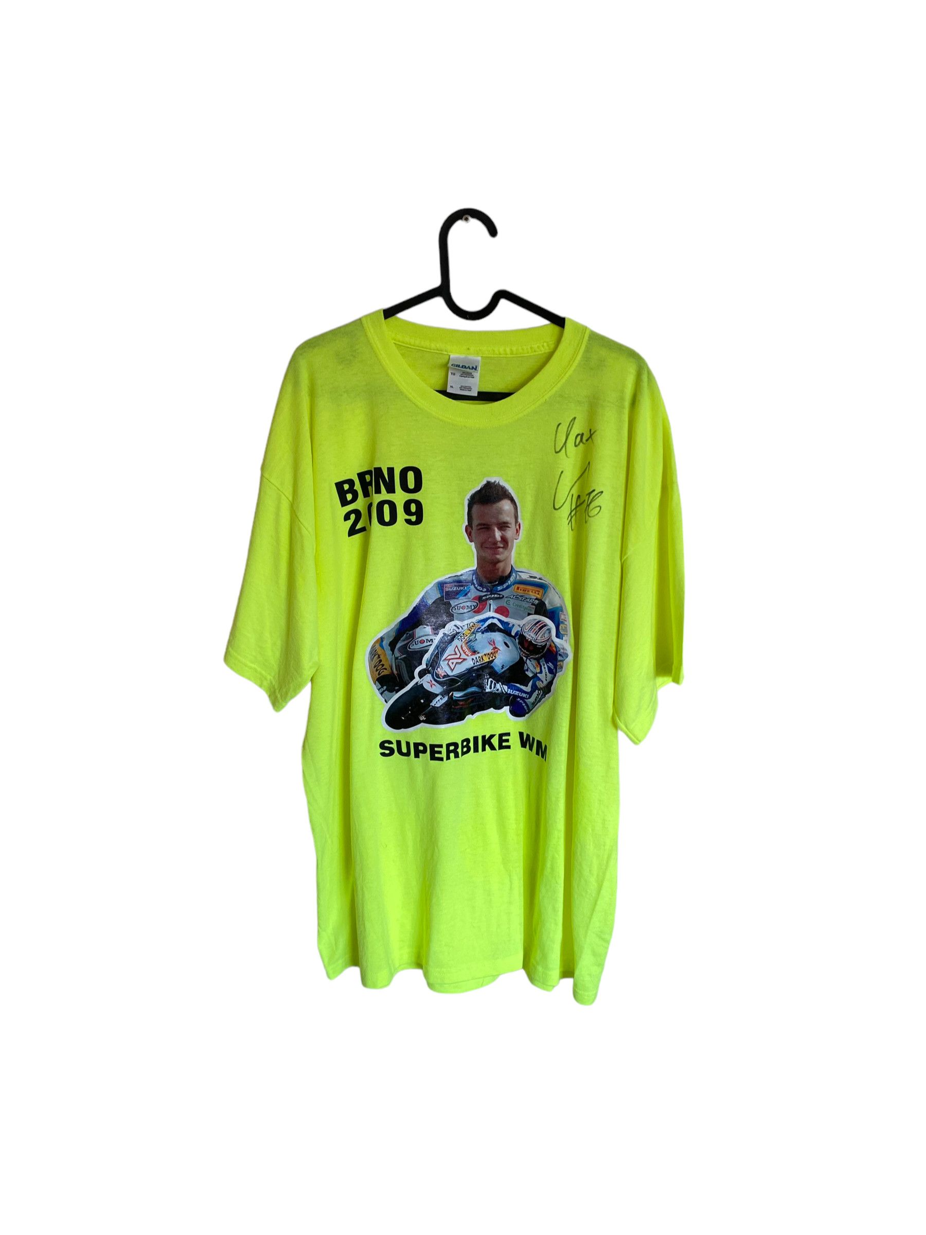 Vintage Max Neukirchner superbike Brno 2009 Suzuki with autograph, Size US XL / EU 56 / 4 - 1 Thumbnail