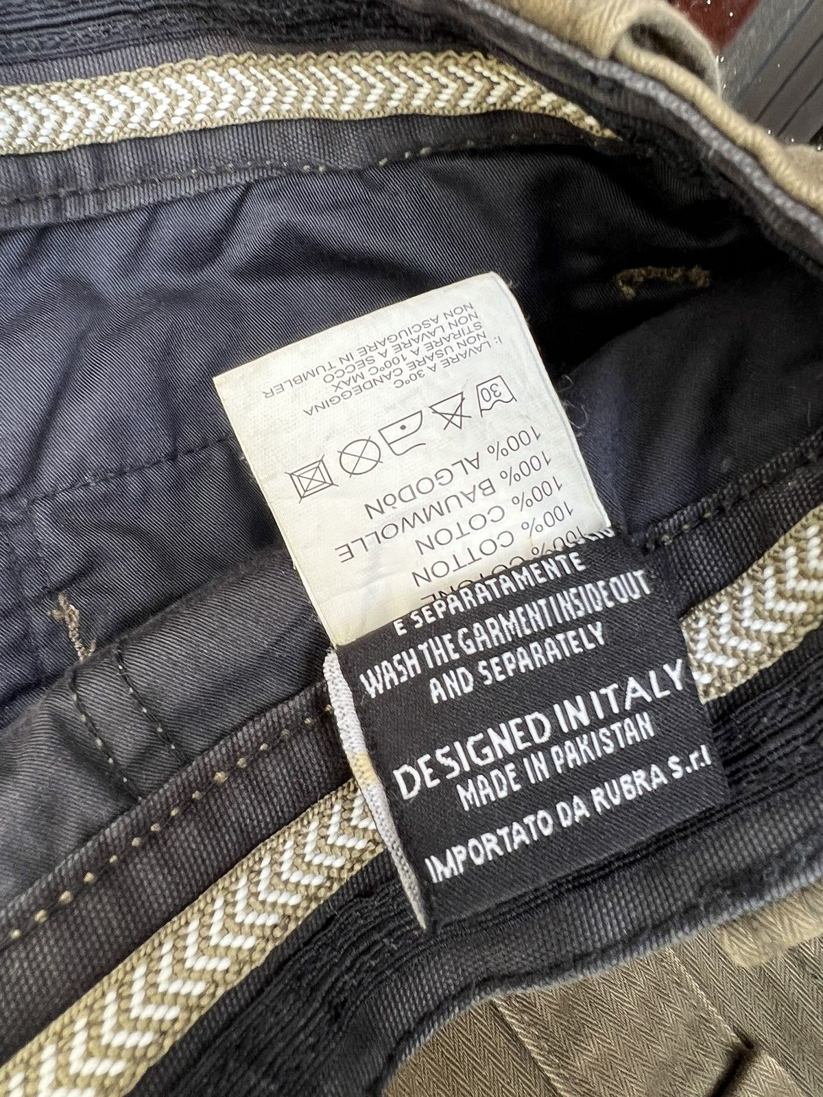 Nine Lives × Vintage Vintage Nine Lives Fade Olive Green Tactical Cargo Trouser Size US 32 / EU 48 - 22 Thumbnail