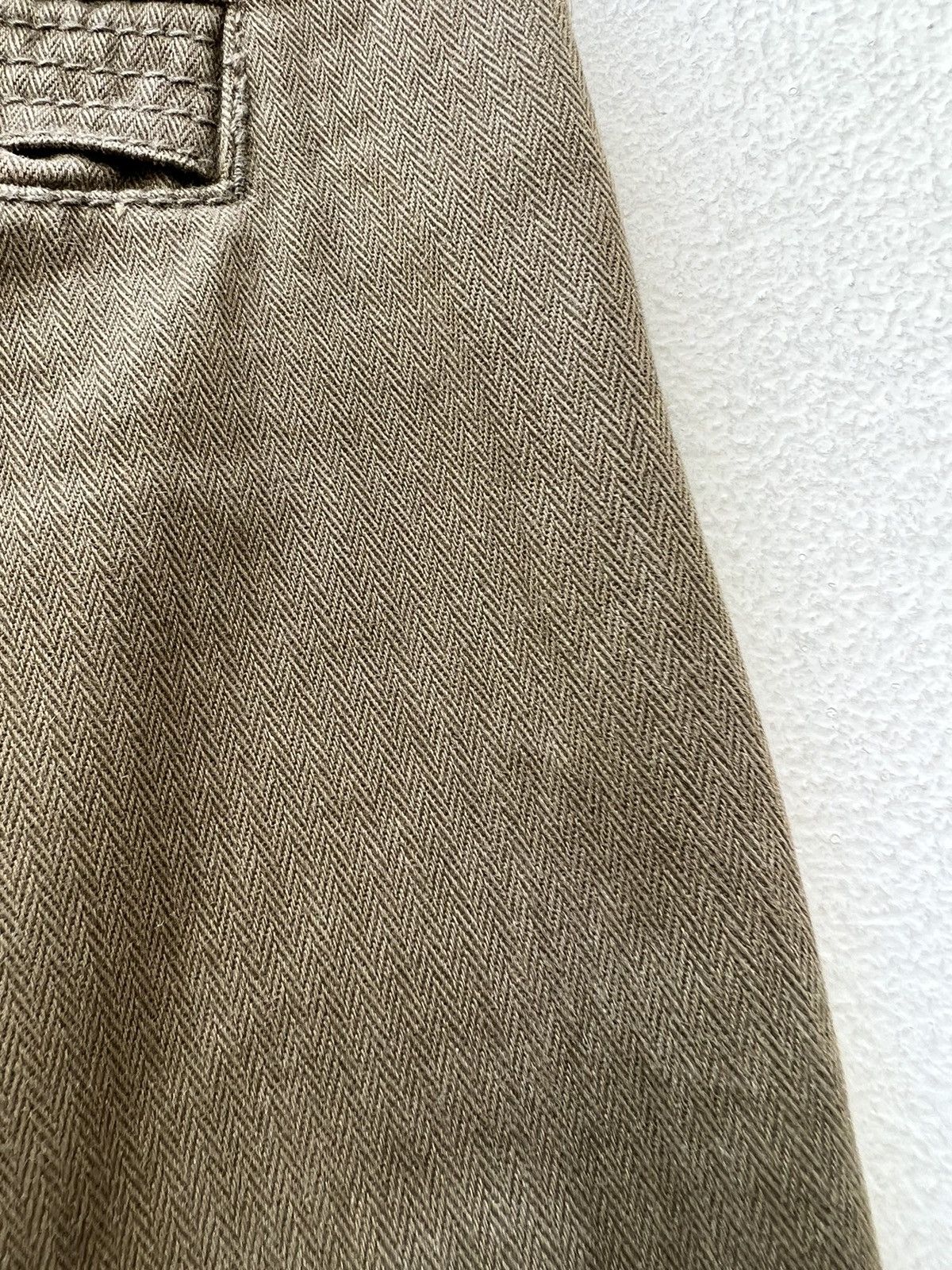 Nine Lives × Vintage Vintage Nine Lives Fade Olive Green Tactical Cargo Trouser Size US 32 / EU 48 - 20 Thumbnail