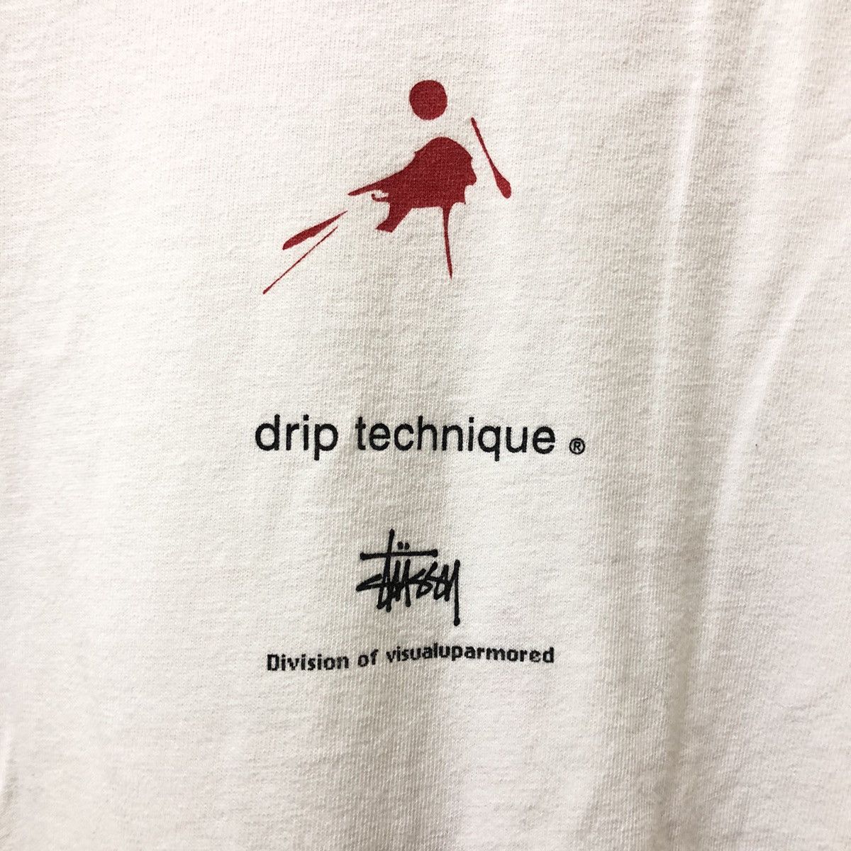 Stussy VINTAGE STUSSY DRIP TECHNIQUE WTAPS T-SHIRT Size US M / EU 48-50 / 2 - 6 Thumbnail