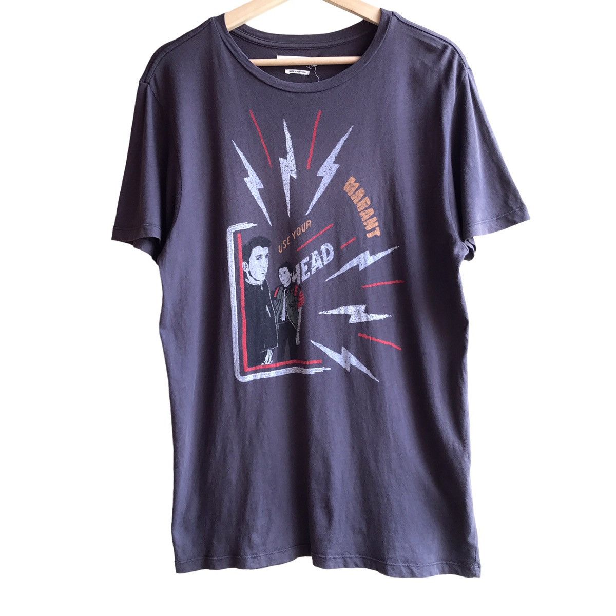 Designer Isabel Marant Etoile Use Your Head Designer Tee Size US M / EU 48-50 / 2 - 1 Thumbnail