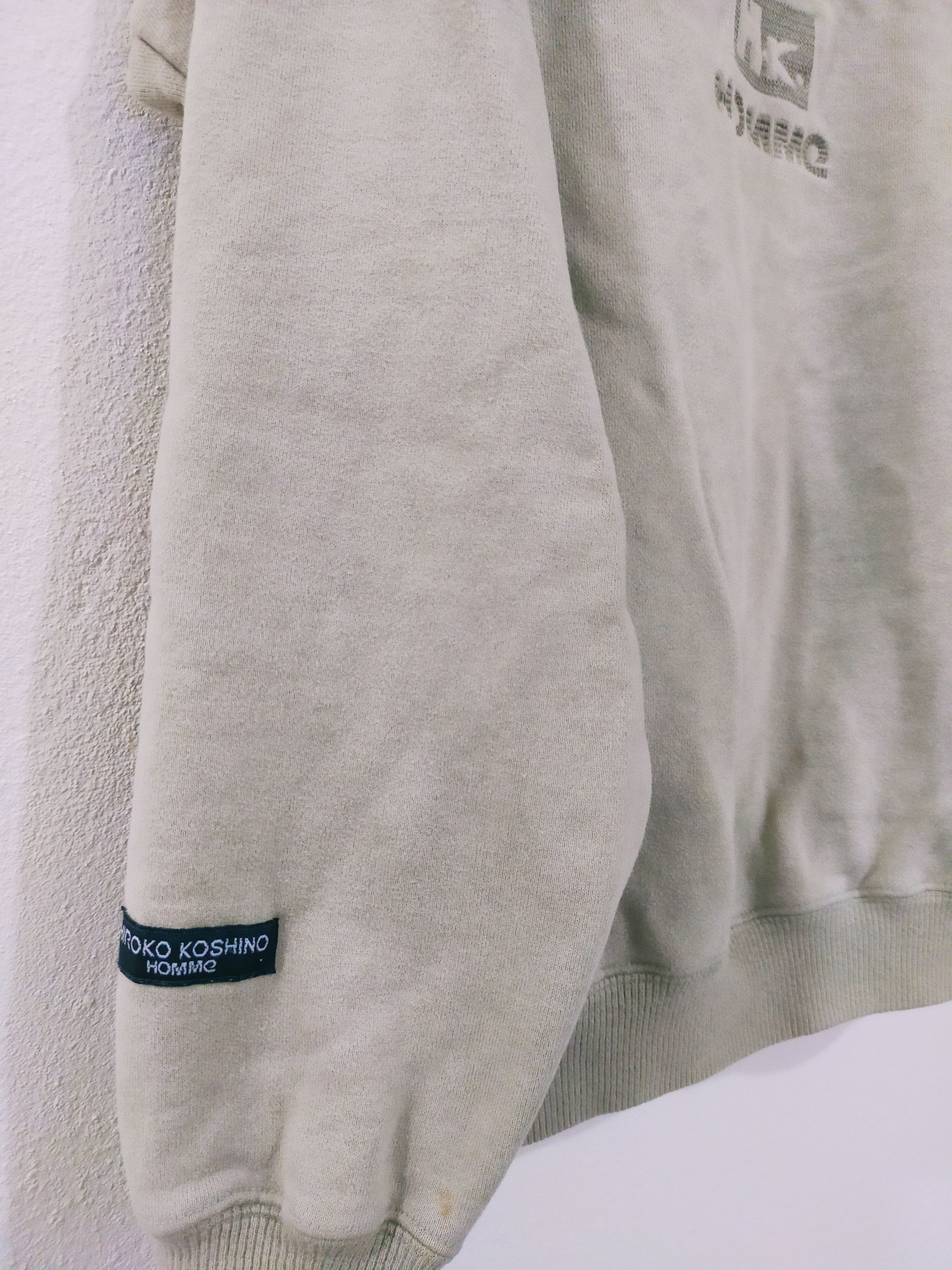 Designer × Hiroko Koshino Homme Hiroko Koshino Homme Made In Japan Embroidered Sweatshirt Size US M / EU 48-50 / 2 - 4 Thumbnail