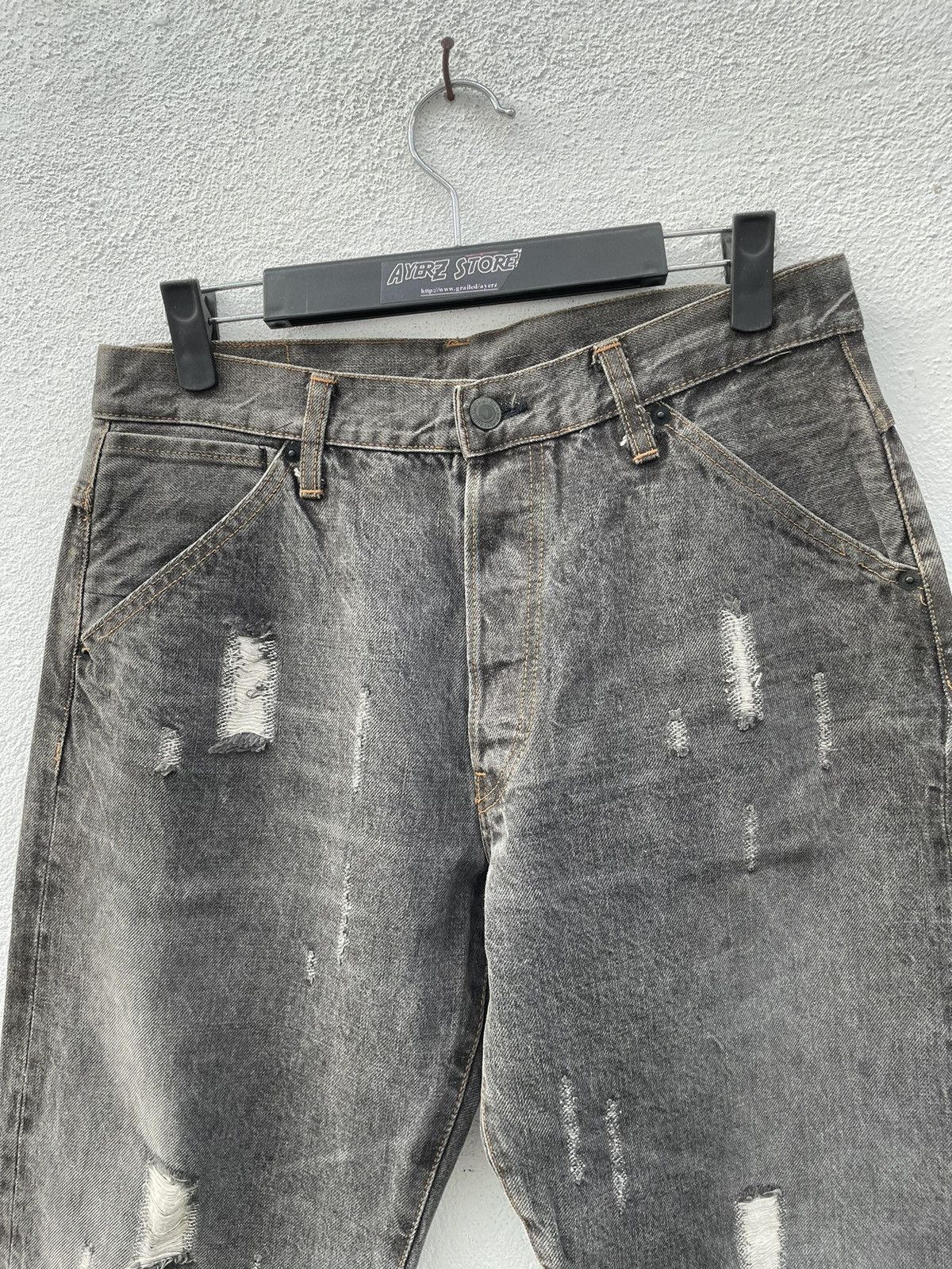 Japanese Brand × Le Grande Bleu (L.G.B.) Virus Denim Line dl-704 Selvedge Denim Jeans Size US 30 / EU 46 - 2 Thumbnail