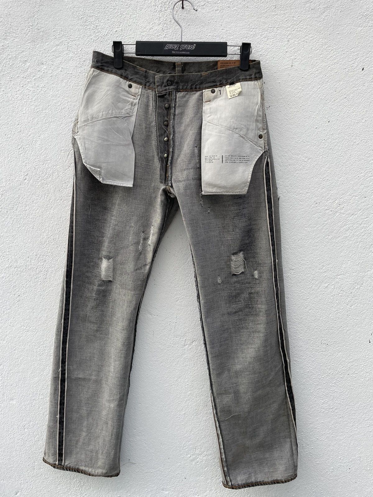 Japanese Brand × Le Grande Bleu (L.G.B.) Virus Denim Line dl-704 Selvedge Denim Jeans Size US 30 / EU 46 - 15 Thumbnail