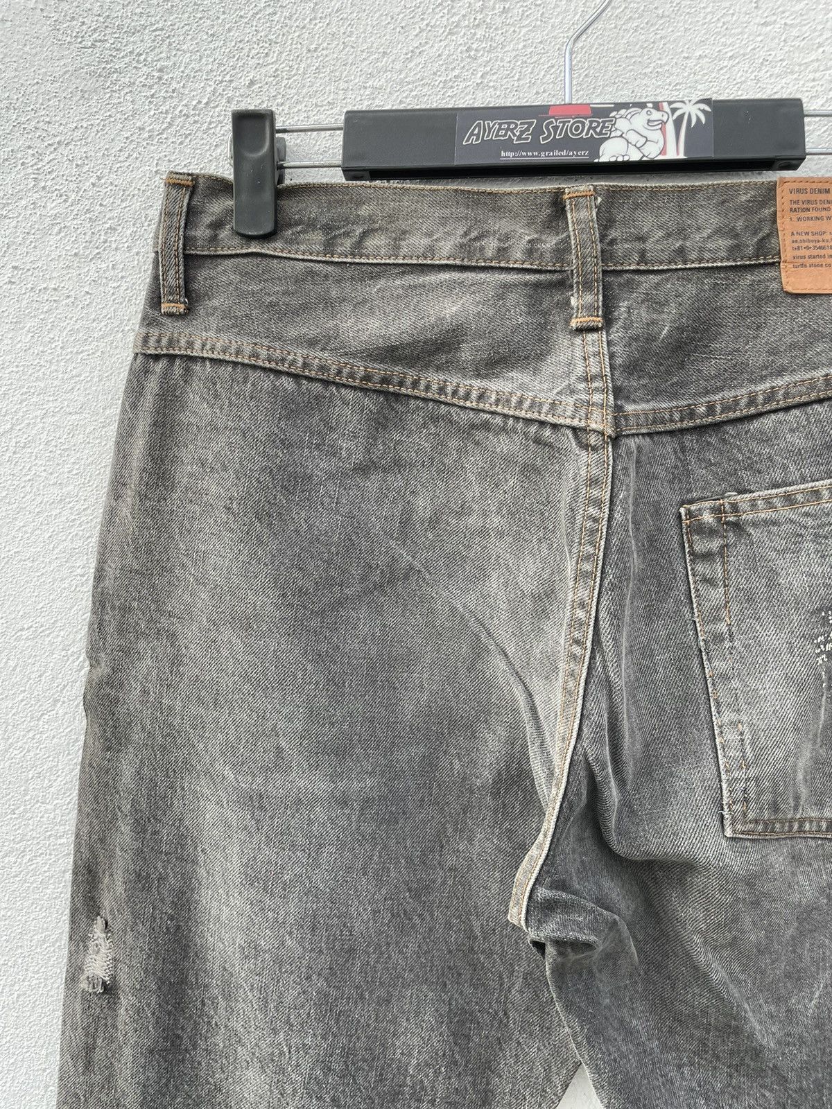 Japanese Brand × Le Grande Bleu (L.G.B.) Virus Denim Line dl-704 Selvedge Denim Jeans Size US 30 / EU 46 - 10 Thumbnail