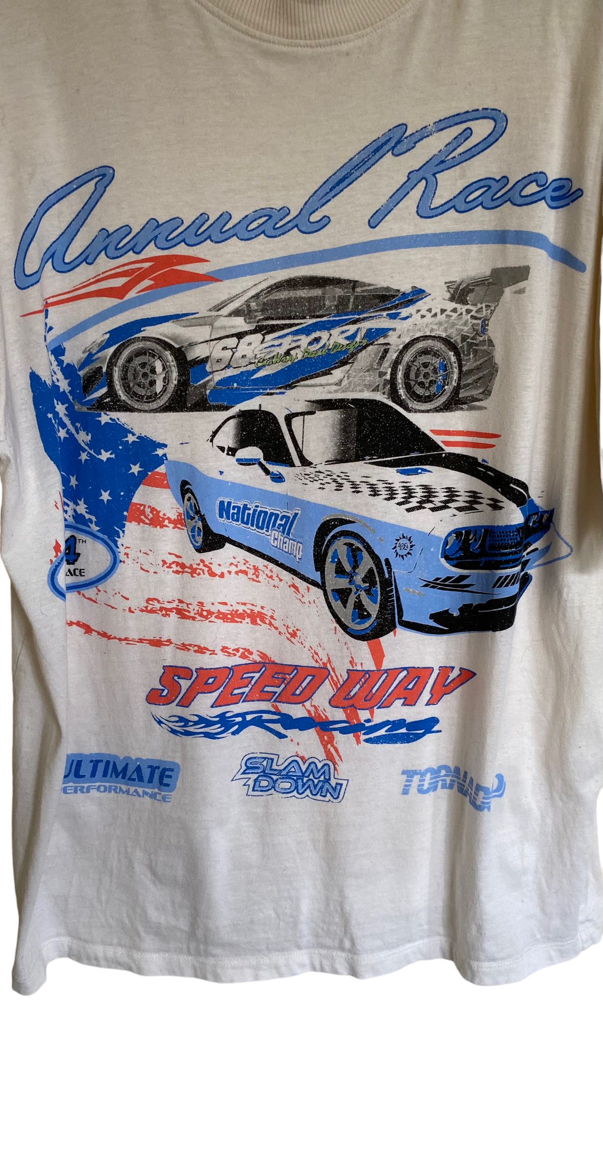 Vintage Vintage motorsport full print cars tee Size US L / EU 52-54 / 3 - 2 Thumbnail