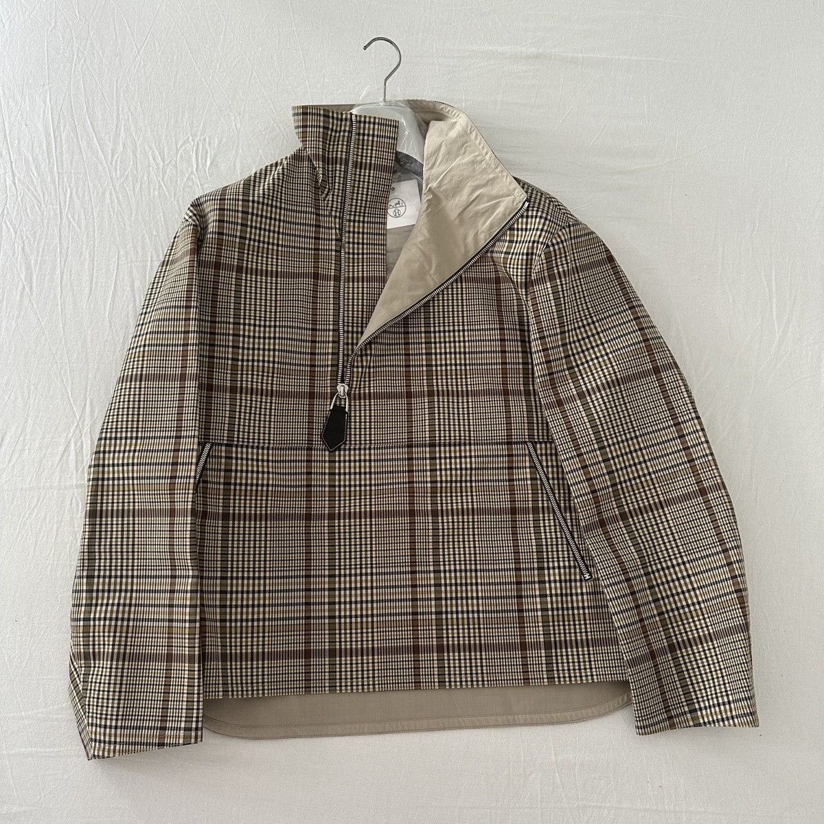 Hermes $5,400 FW21 Oversized Zipper Halfzip Windbreaker Jacket Size US M / EU 48-50 / 2 - 7 Thumbnail