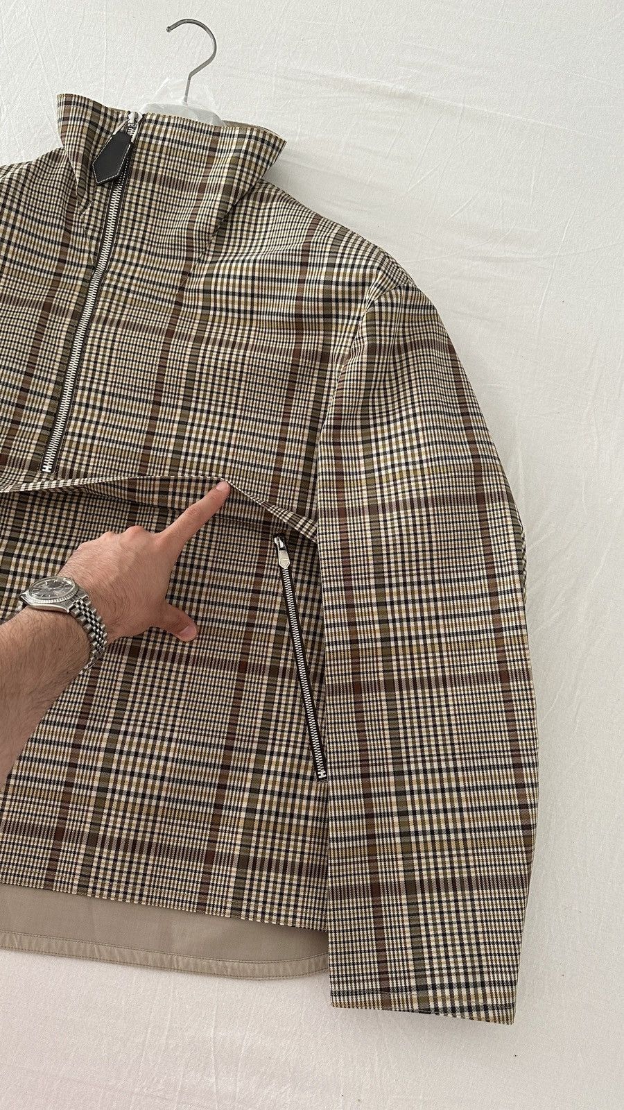 Hermes $5,400 FW21 Oversized Zipper Halfzip Windbreaker Jacket Size US M / EU 48-50 / 2 - 3 Thumbnail