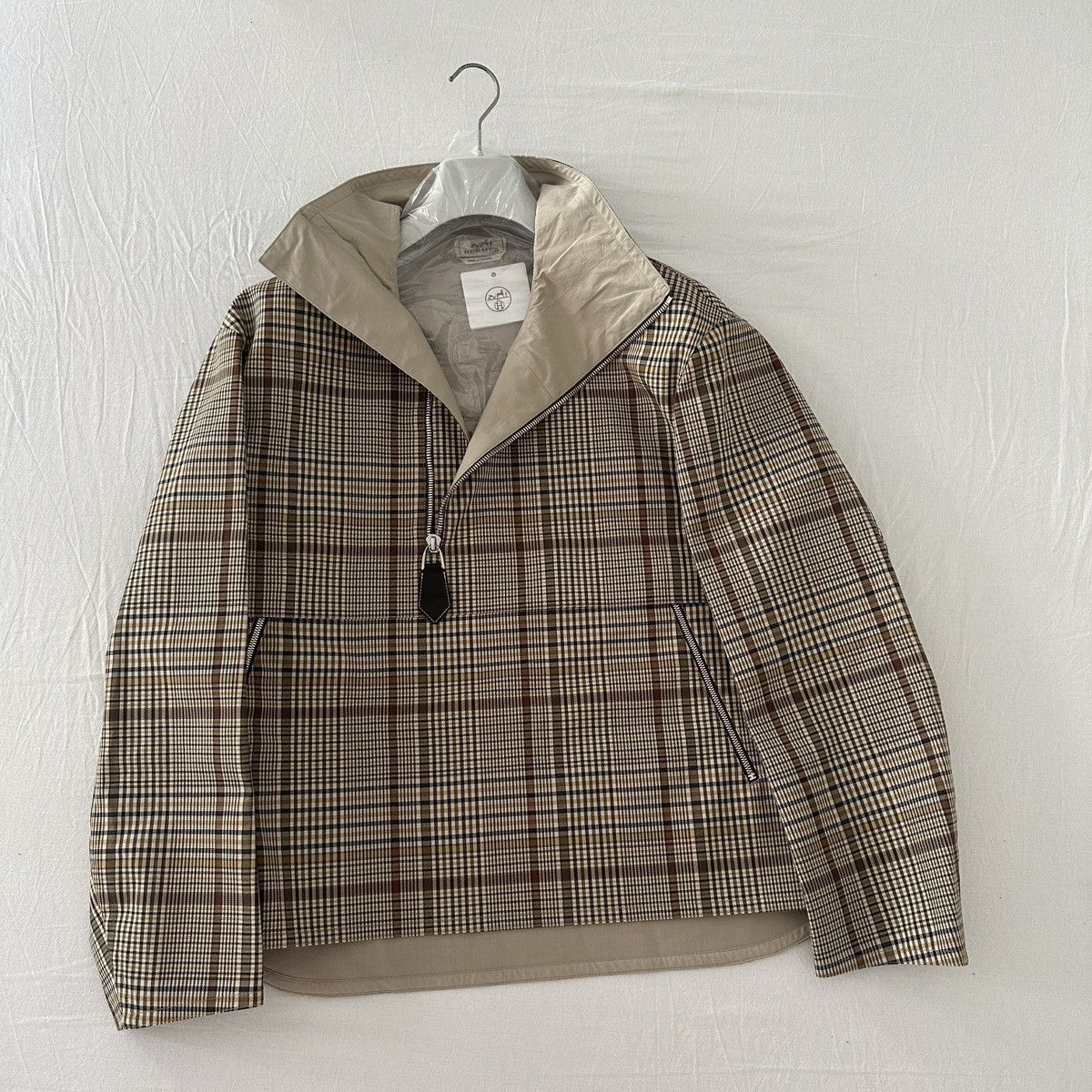 Hermes $5,400 FW21 Oversized Zipper Halfzip Windbreaker Jacket Size US M / EU 48-50 / 2 - 11 Thumbnail