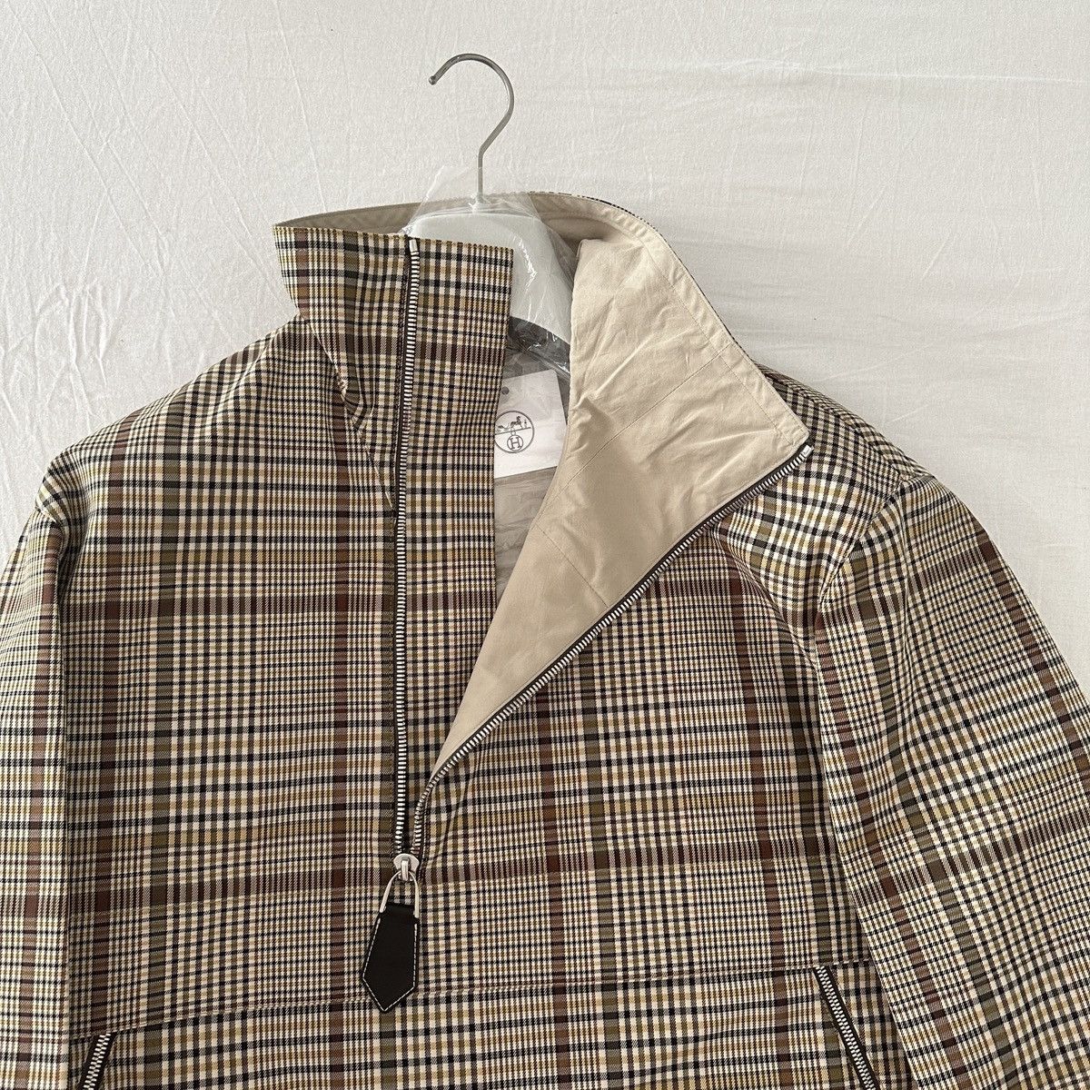 Hermes $5,400 FW21 Oversized Zipper Halfzip Windbreaker Jacket Size US M / EU 48-50 / 2 - 8 Thumbnail