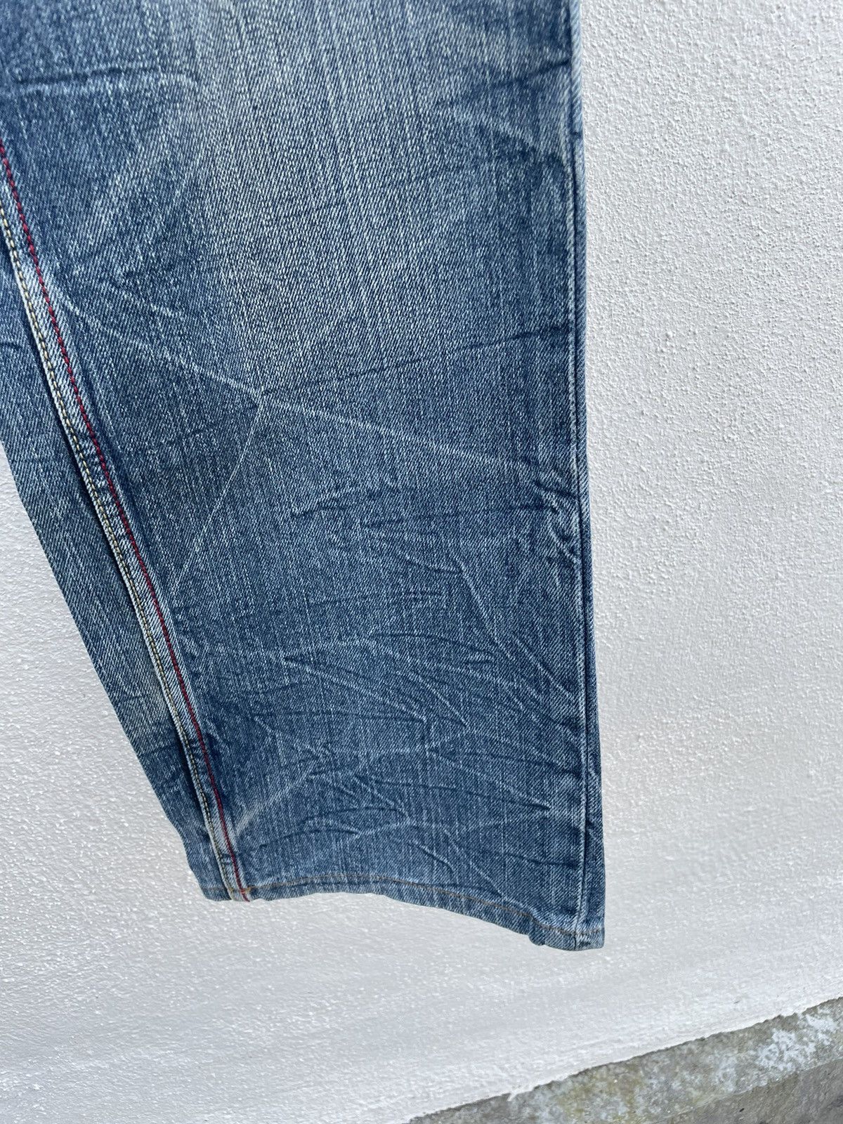 If Six Was Nine Very Rare Japan Brand Jack Serika Distressed Denim Jeans Size US 34 / EU 50 - 5 Thumbnail