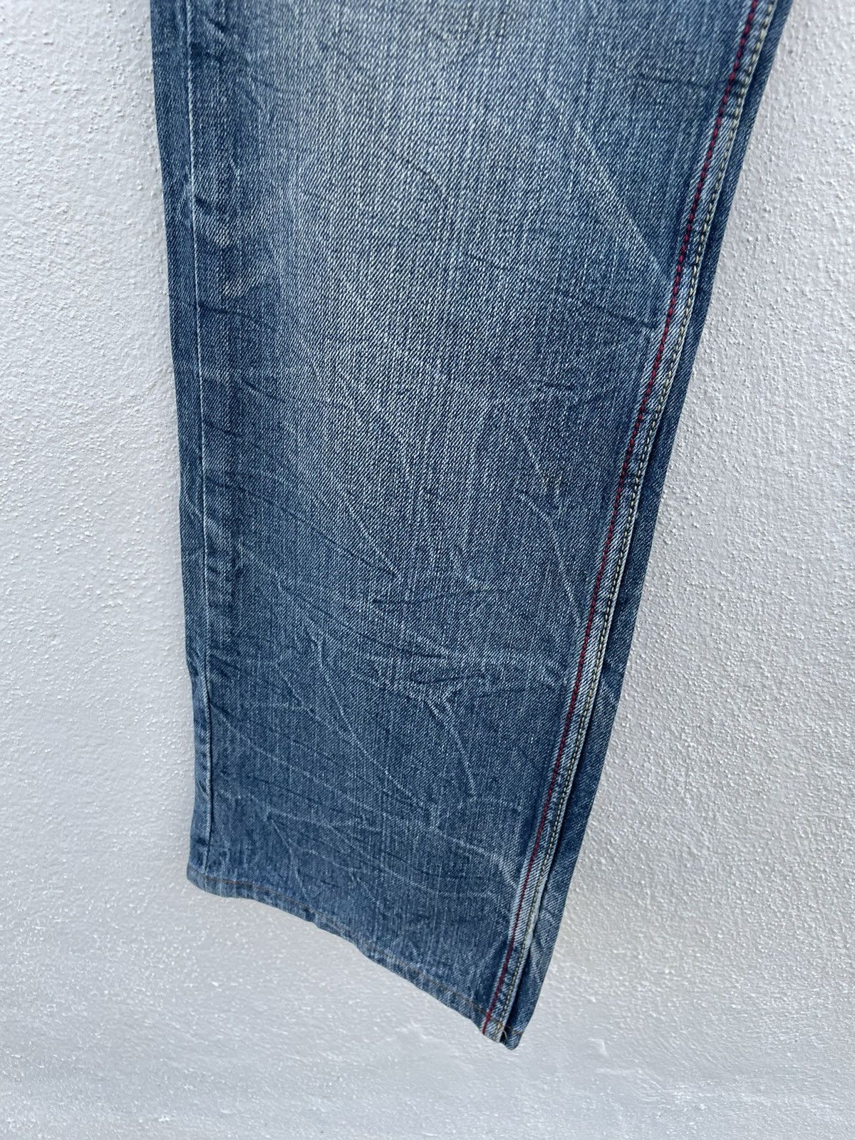 If Six Was Nine Very Rare Japan Brand Jack Serika Distressed Denim Jeans Size US 34 / EU 50 - 4 Thumbnail