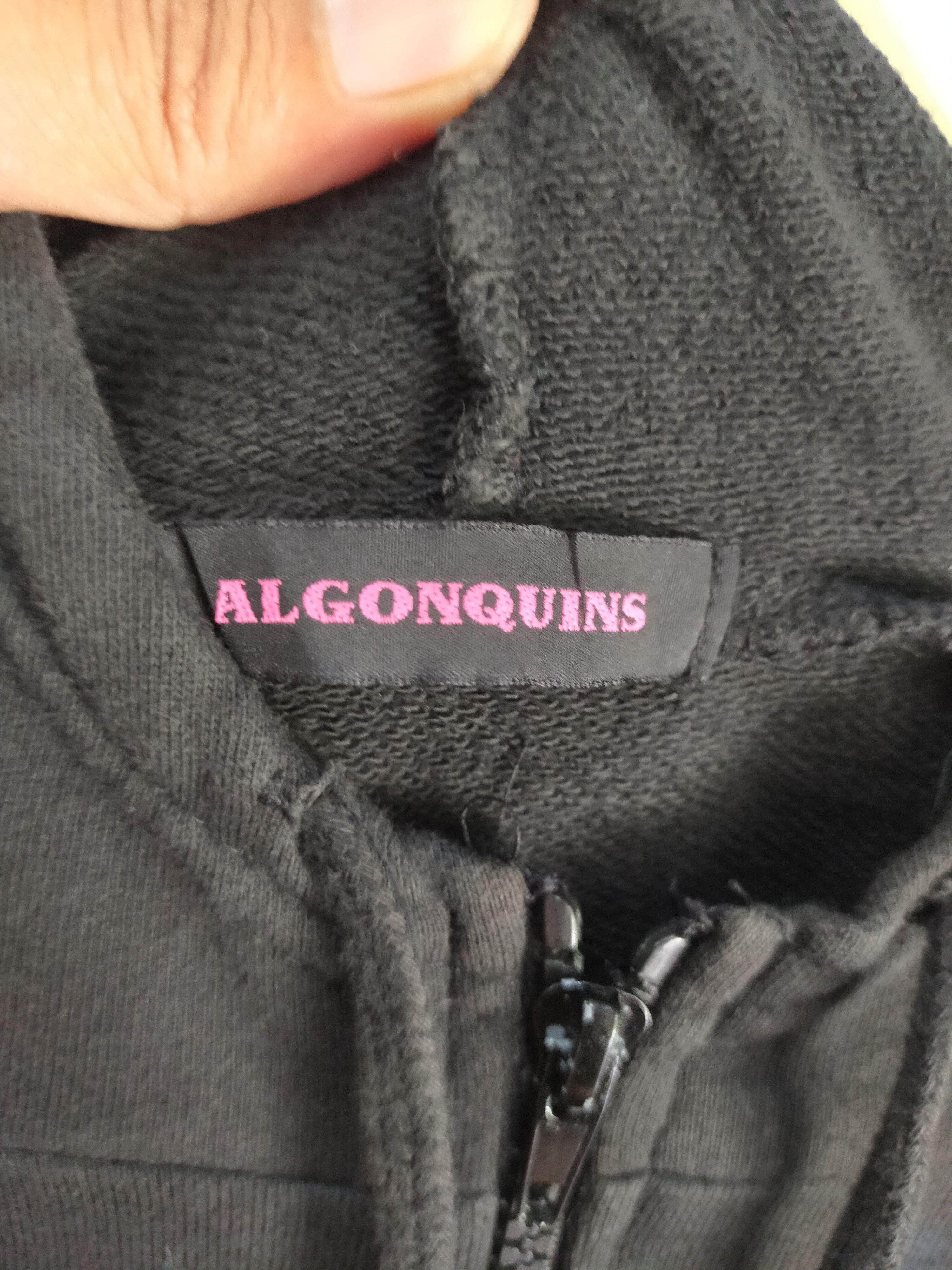 Japanese Brand Vintage Algonquins Skull Logo Punk Zip Up Hoodie Size US M / EU 48-50 / 2 - 5 Thumbnail