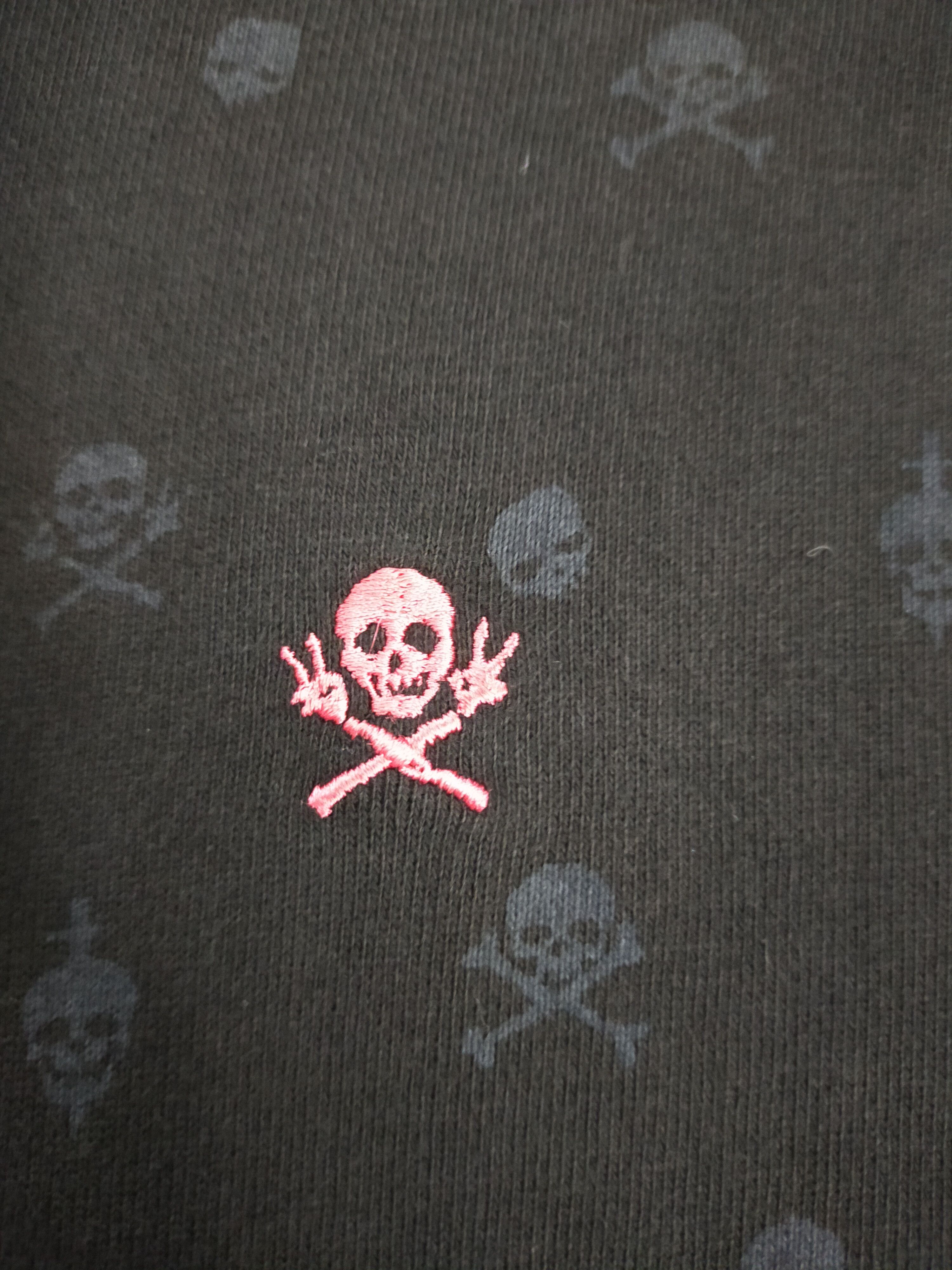 Japanese Brand Vintage Algonquins Skull Logo Punk Zip Up Hoodie Size US M / EU 48-50 / 2 - 4 Thumbnail