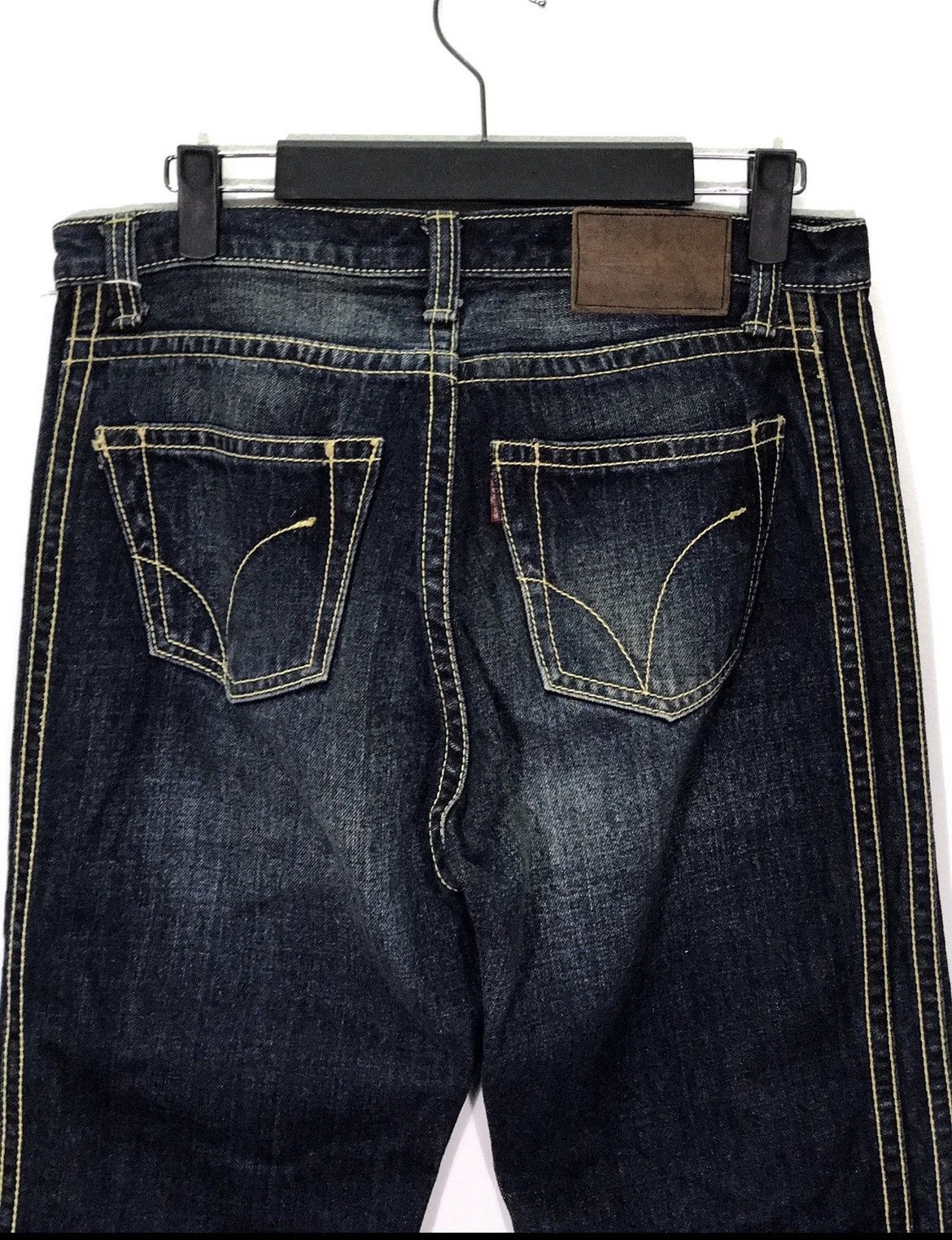 Designer × If Six Was Nine × Japanese Brand Hand Universal Discovery Side Striped Jeans Made In Japan Size US 30 / EU 46 - 5 Thumbnail