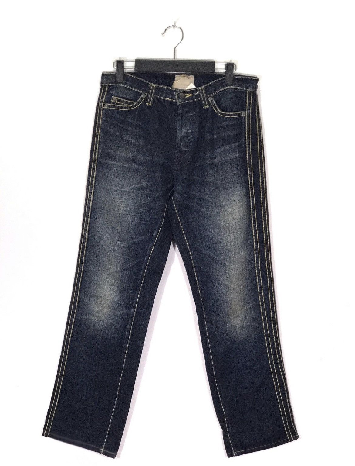 Designer × If Six Was Nine × Japanese Brand Hand Universal Discovery Side Striped Jeans Made In Japan Size US 30 / EU 46 - 1 Thumbnail