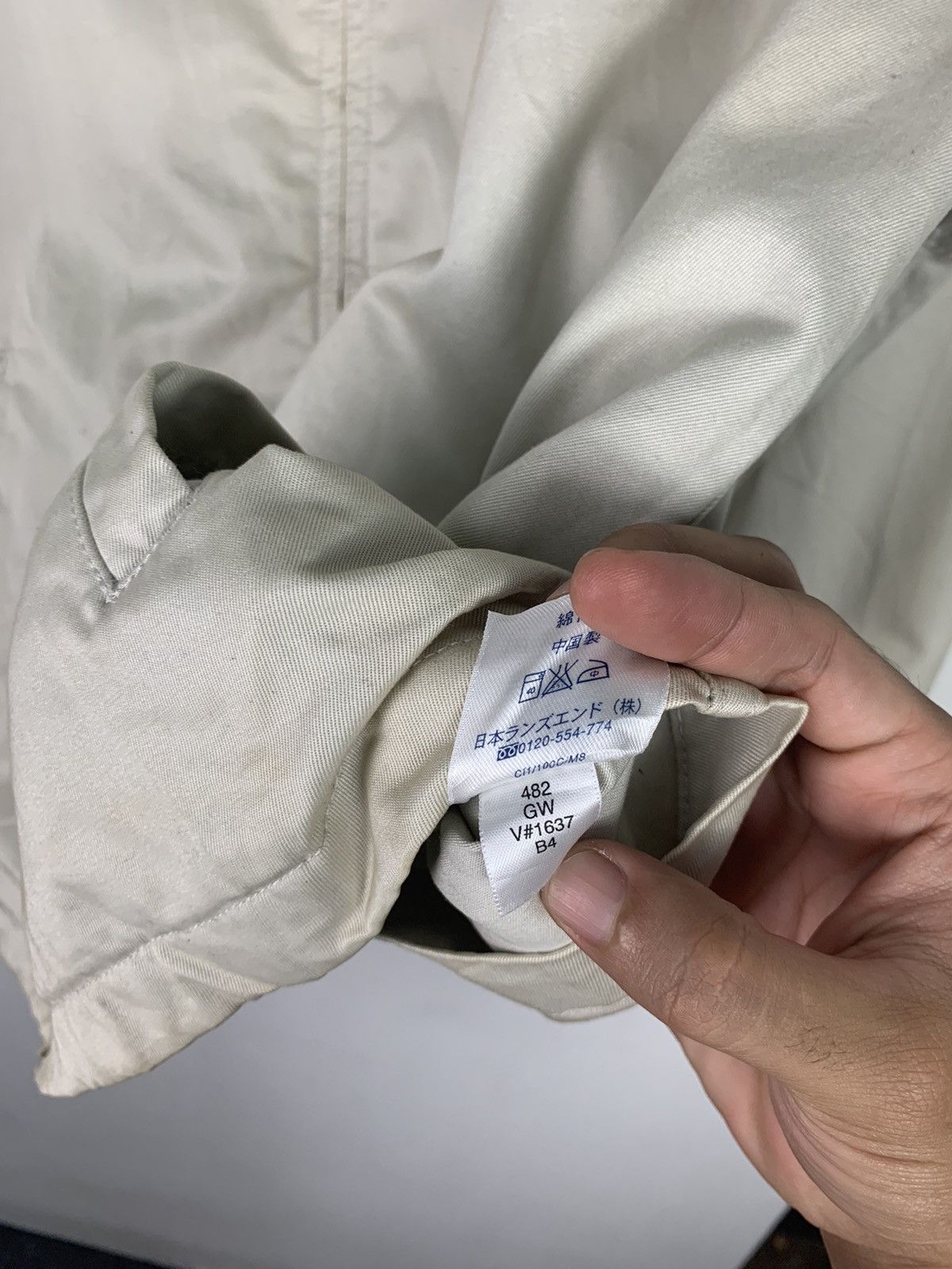Lands' End × Vintage Vintage Lands End Full zipper Light Jacket Size US L / EU 52-54 / 3 - 9 Thumbnail