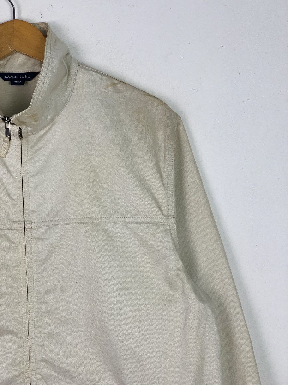 Lands' End × Vintage Vintage Lands End Full zipper Light Jacket Size US L / EU 52-54 / 3 - 6 Thumbnail