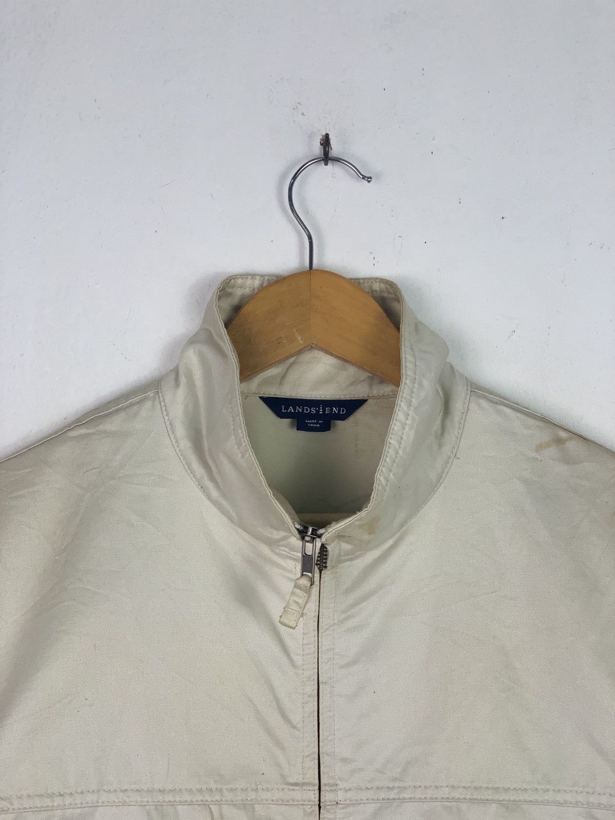 Lands' End × Vintage Vintage Lands End Full zipper Light Jacket Size US L / EU 52-54 / 3 - 2 Thumbnail
