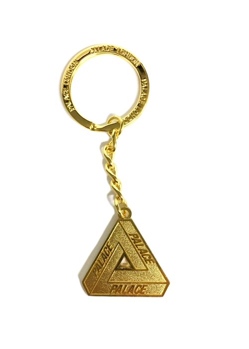 Palace Palace Skateboards Gold Tri Ferg Keychain With Box