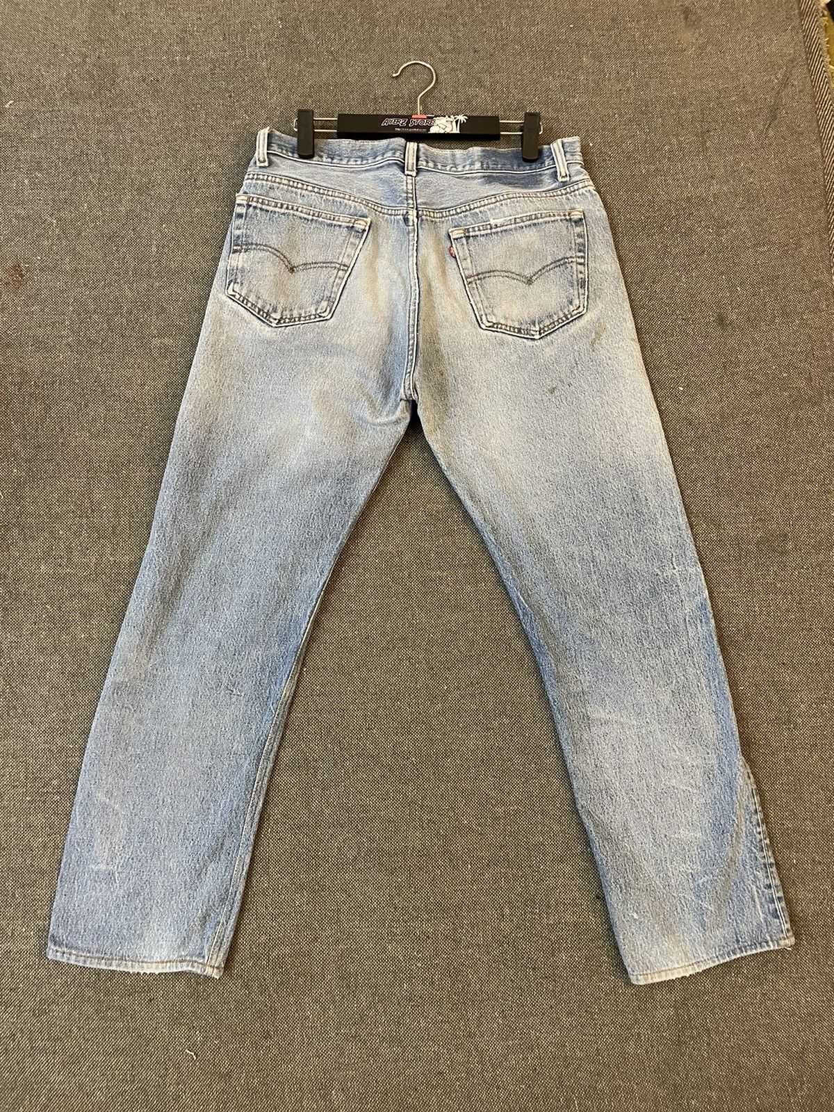Levi's Vintage Clothing Vintage 90s Faded Distressed Levi’s 501 Jeans Size US 34 / EU 50 - 12 Thumbnail