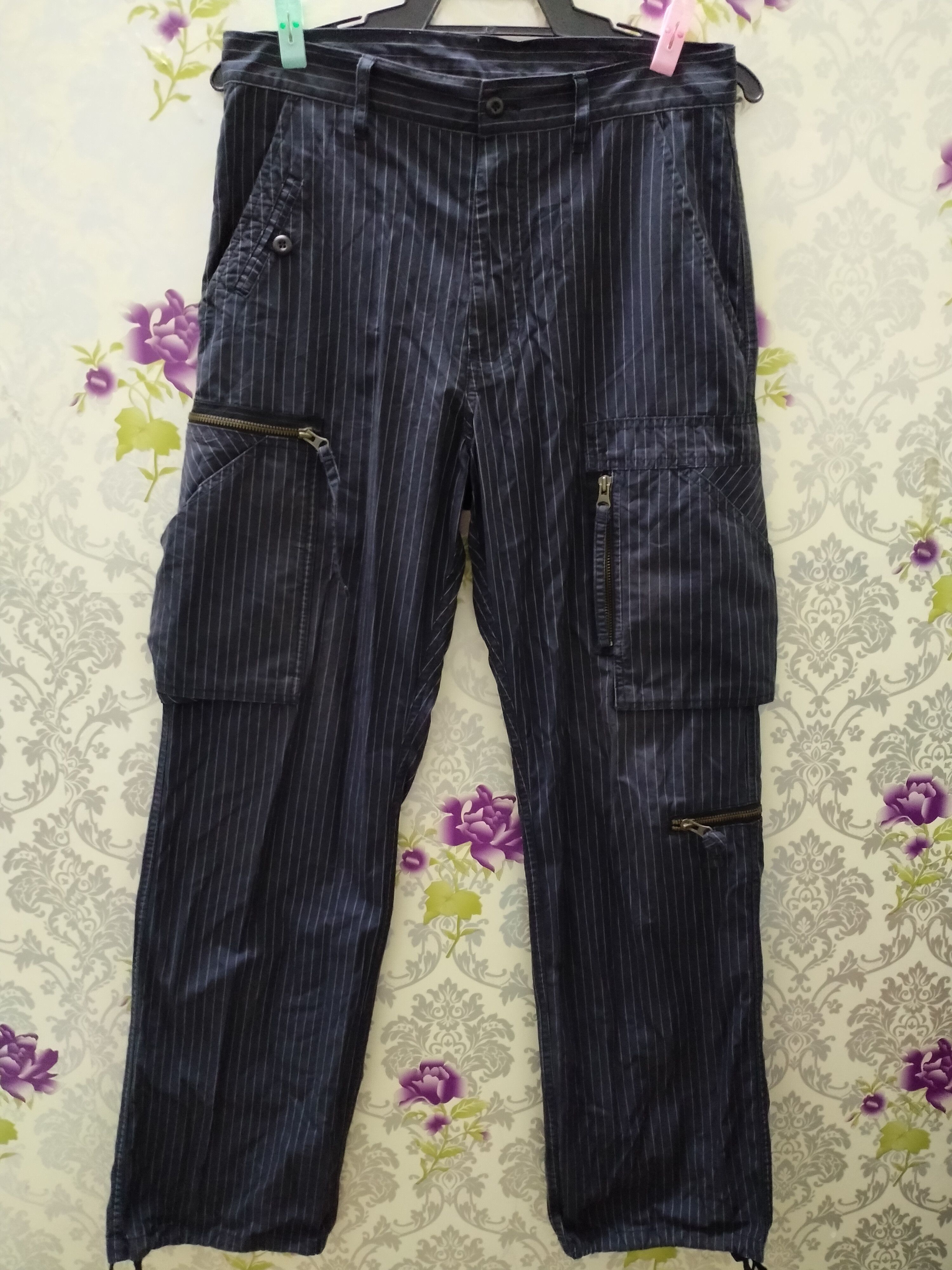 Japanese Brand × PPFM JAPANESE BRAND PPFM CARGO SLIM MULTI POCKET ZIP Size US 31 - 3 Thumbnail