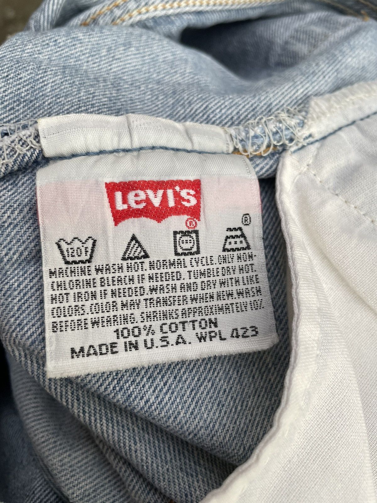 Levi's Vintage 90s Levi’s 501 Reproduction Jeans Size US 32 / EU 48 - 15 Thumbnail