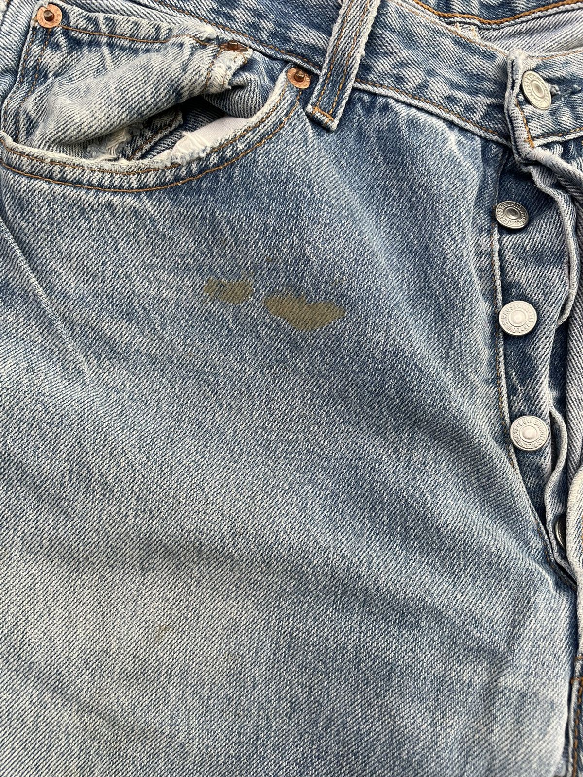Levi's Vintage 90s Levi’s 501 Reproduction Jeans Size US 32 / EU 48 - 6 Thumbnail