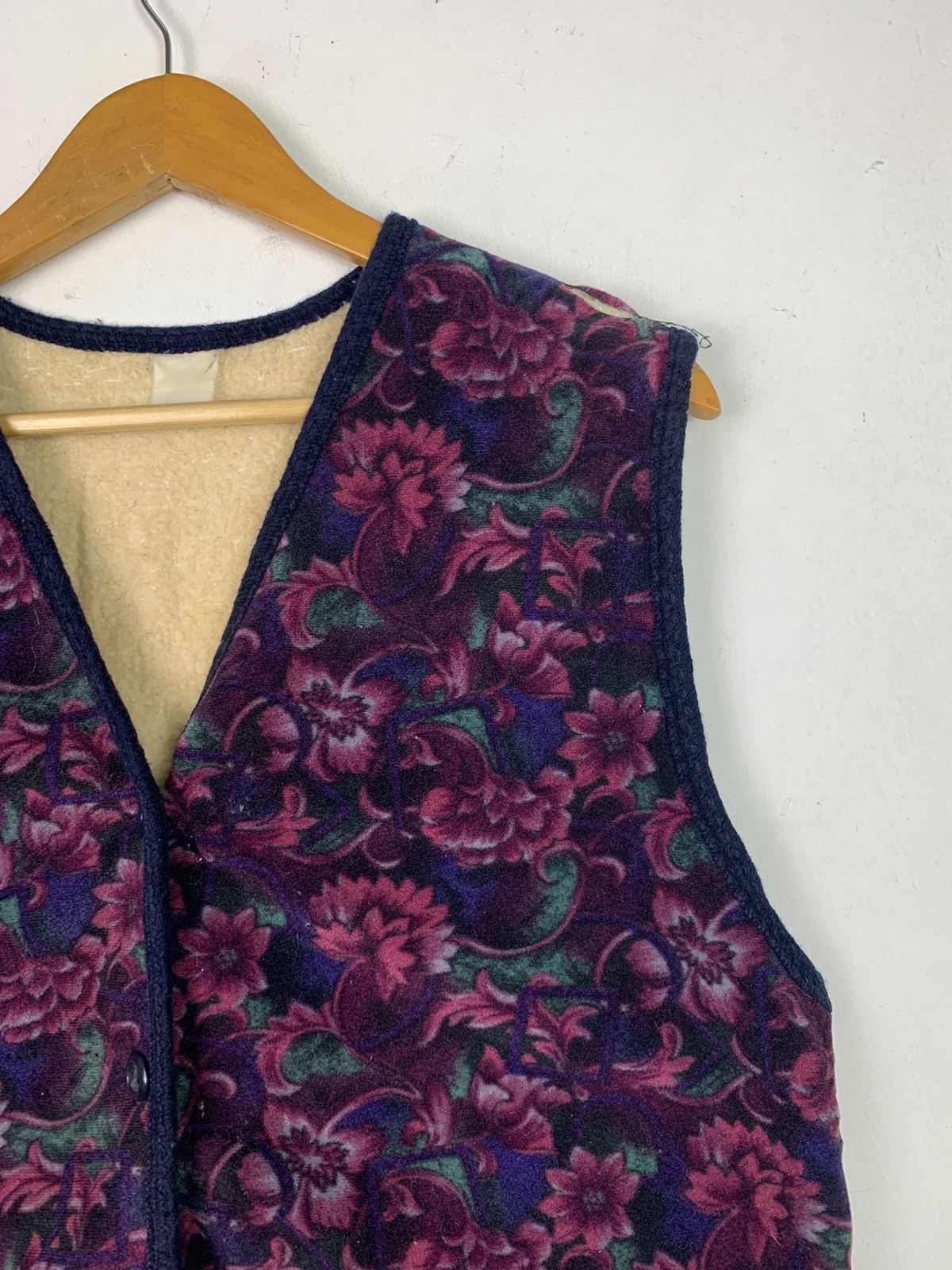 Japanese Brand × Vintage Vintage Japanese Brand Floral Vest Size US L / EU 52-54 / 3 - 6 Thumbnail