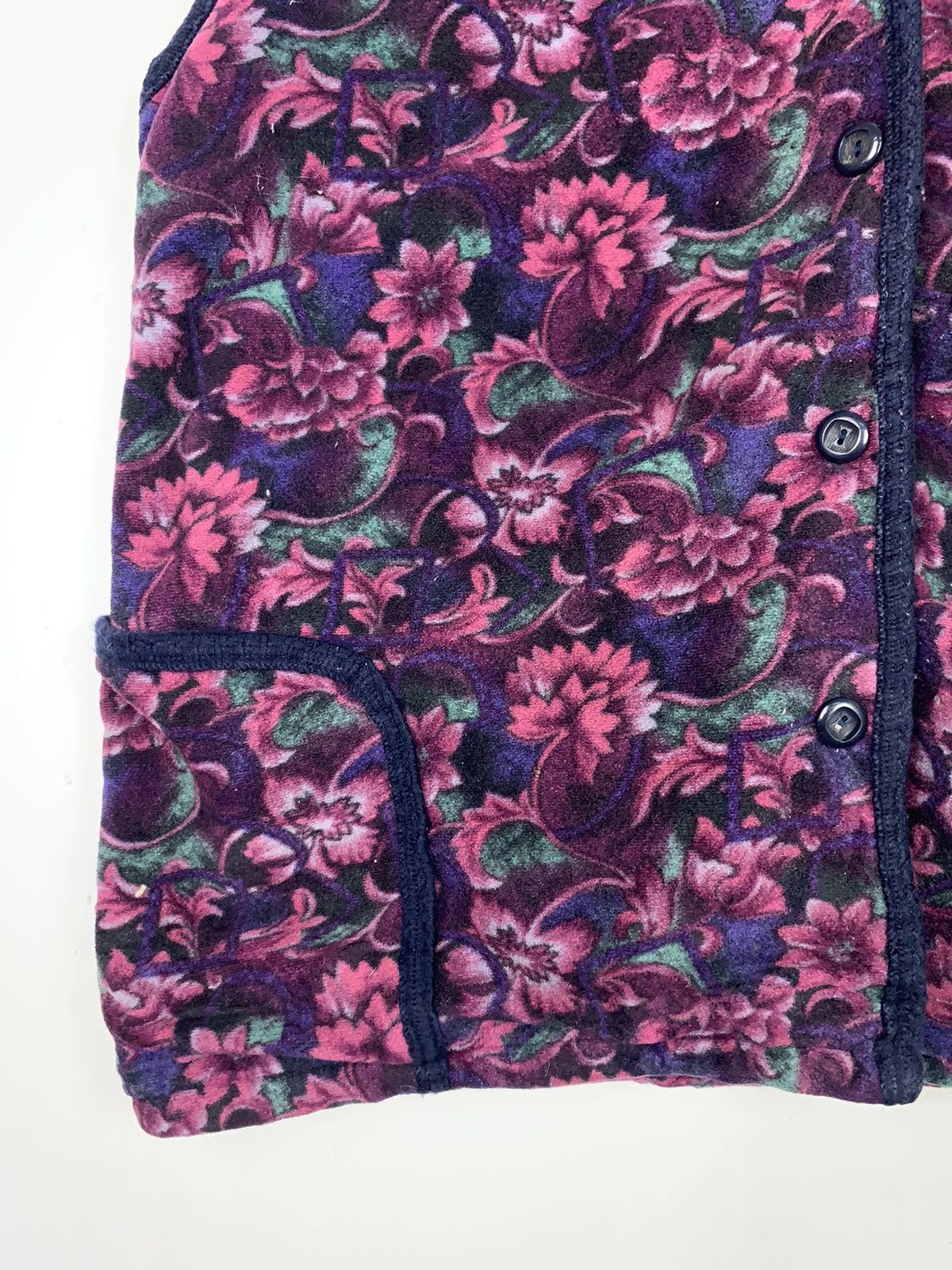 Japanese Brand × Vintage Vintage Japanese Brand Floral Vest Size US L / EU 52-54 / 3 - 5 Thumbnail