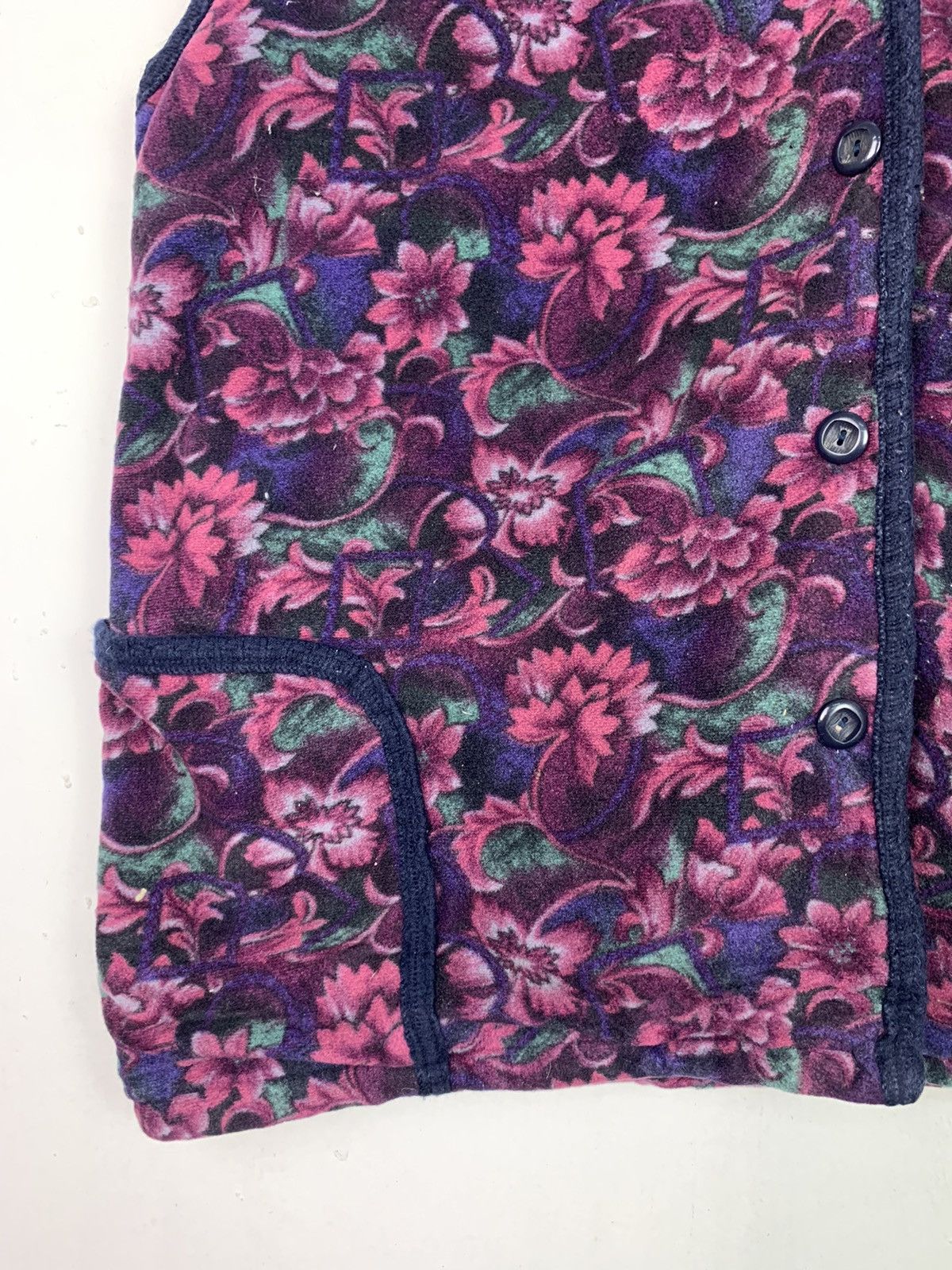 Japanese Brand × Vintage Vintage Japanese Brand Floral Vest Size US L / EU 52-54 / 3 - 4 Thumbnail