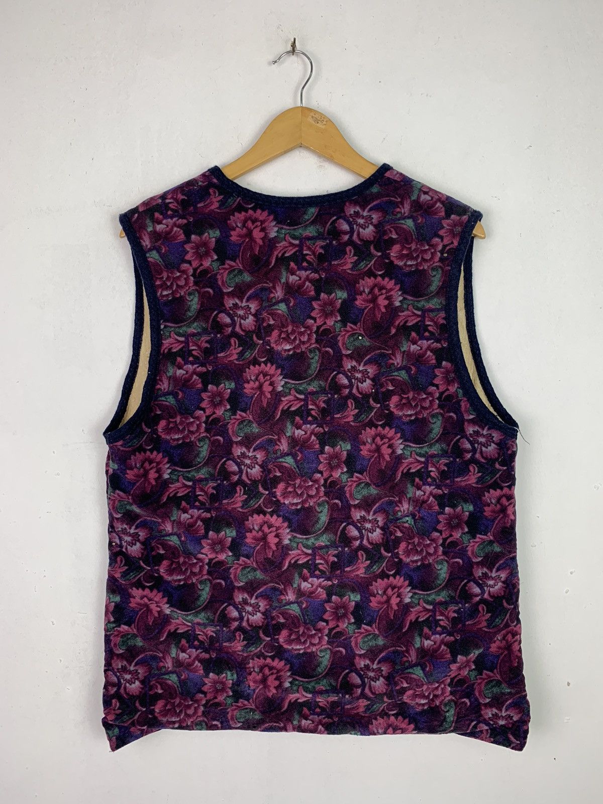 Japanese Brand × Vintage Vintage Japanese Brand Floral Vest Size US L / EU 52-54 / 3 - 9 Thumbnail