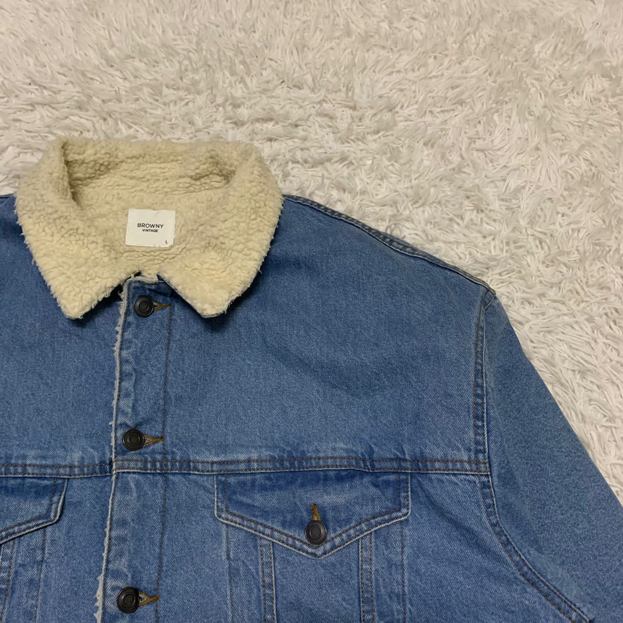 Japanese Brand Browny Vintage Sherpa jacket Size US L / EU 52-54 / 3 - 4 Thumbnail