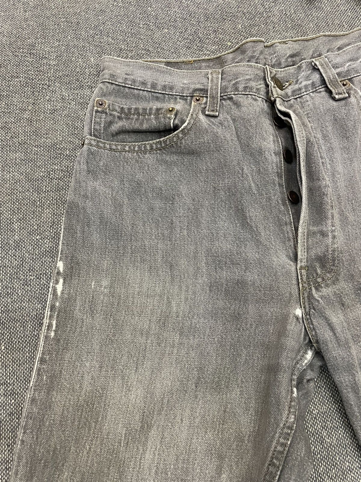 Levi's Vintage 80s Levi’s 501 Distressed Denim Jeans Size US 32 / EU 48 - 6 Thumbnail