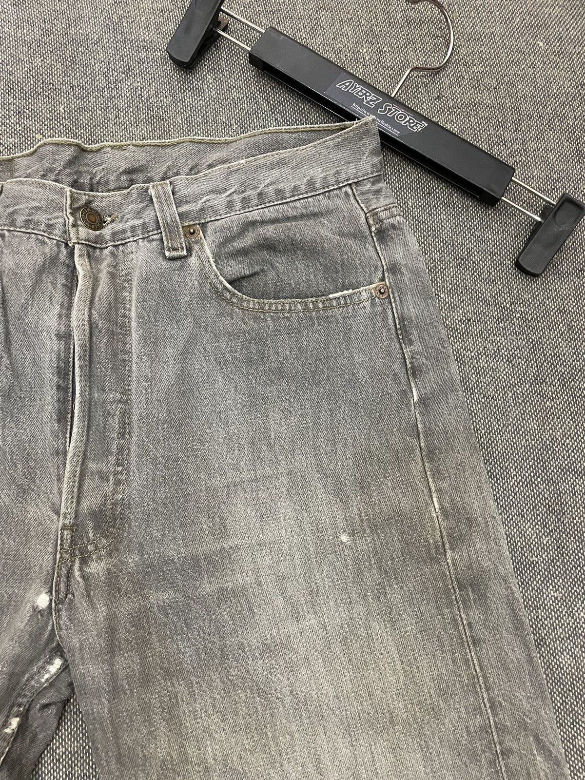 Levi's Vintage 80s Levi’s 501 Distressed Denim Jeans Size US 32 / EU 48 - 5 Thumbnail