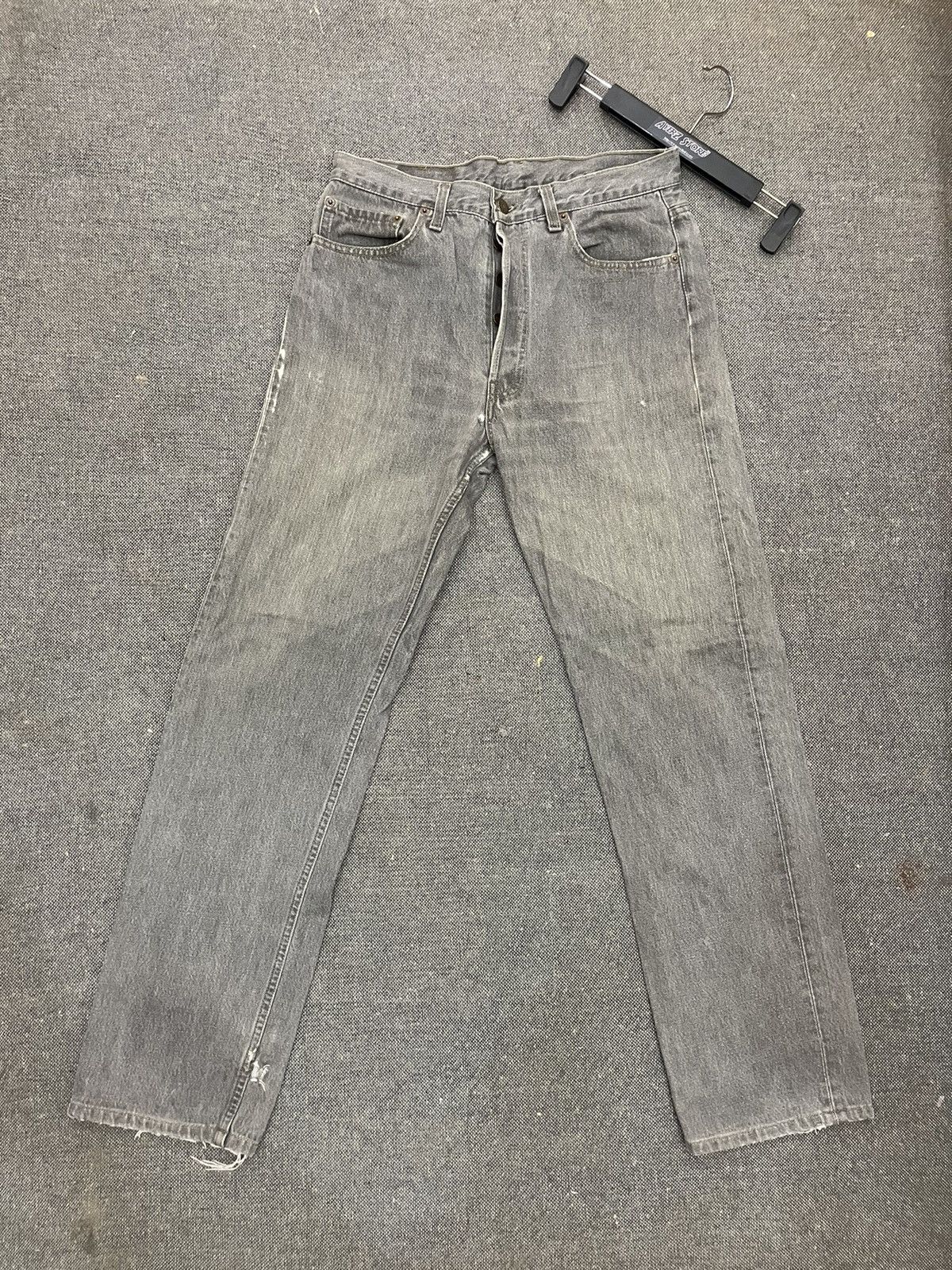 Levi's Vintage 80s Levi’s 501 Distressed Denim Jeans Size US 32 / EU 48 - 1 Thumbnail
