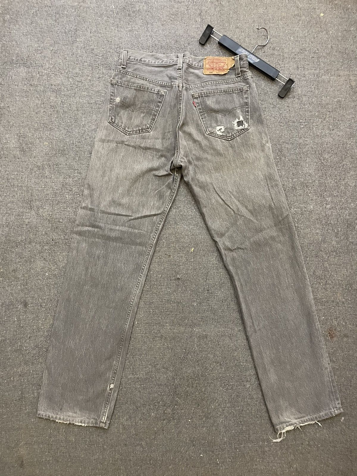Levi's Vintage 80s Levi’s 501 Distressed Denim Jeans Size US 32 / EU 48 - 10 Thumbnail